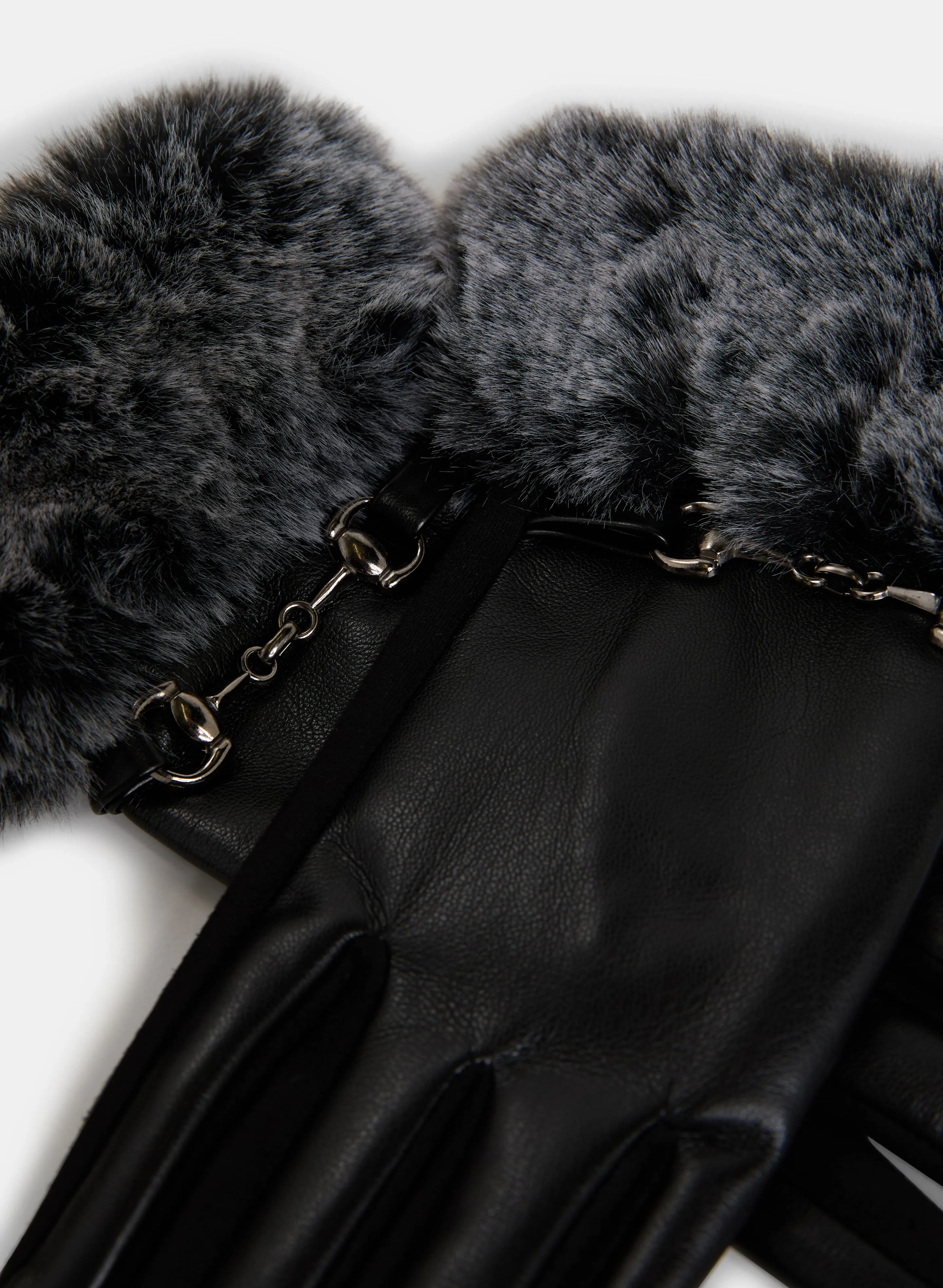 Faux-Fur Trim Gloves sold by Laura product image thumbnail 2