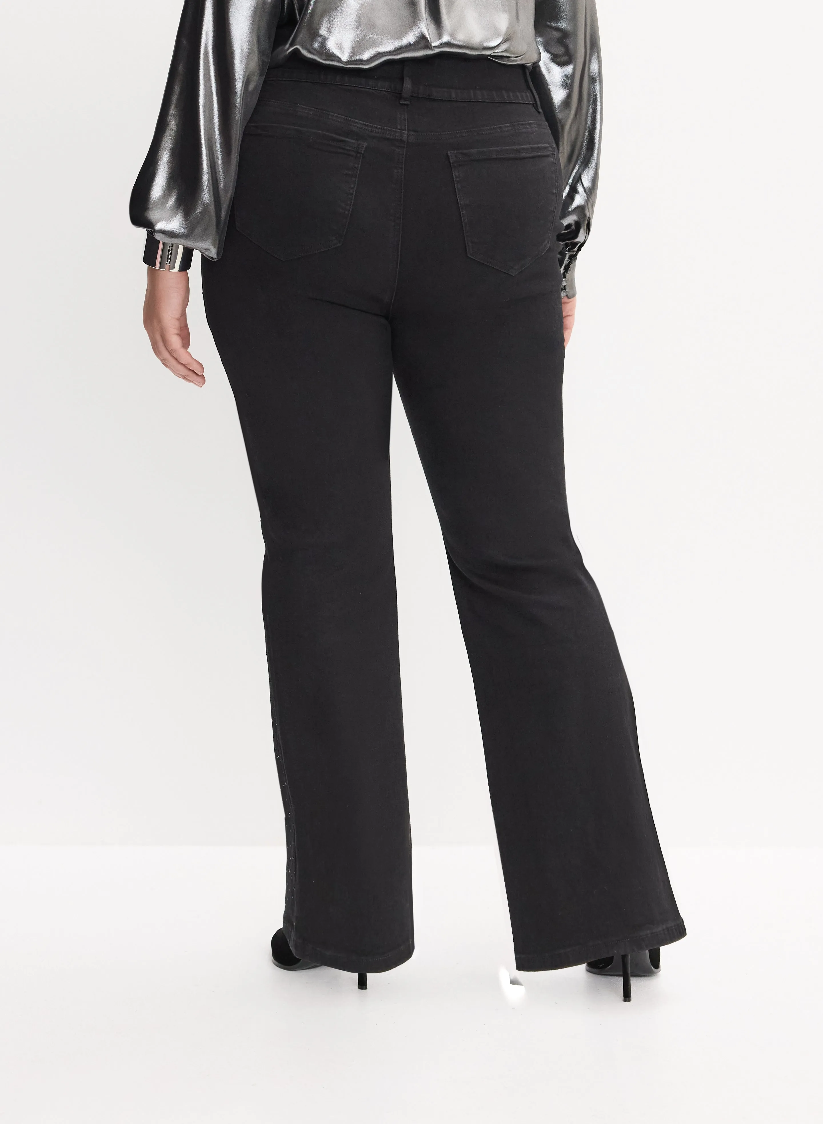 Melanie Lyne - Studded Flare-Leg Jeans sold by Laura product image thumbnail 2