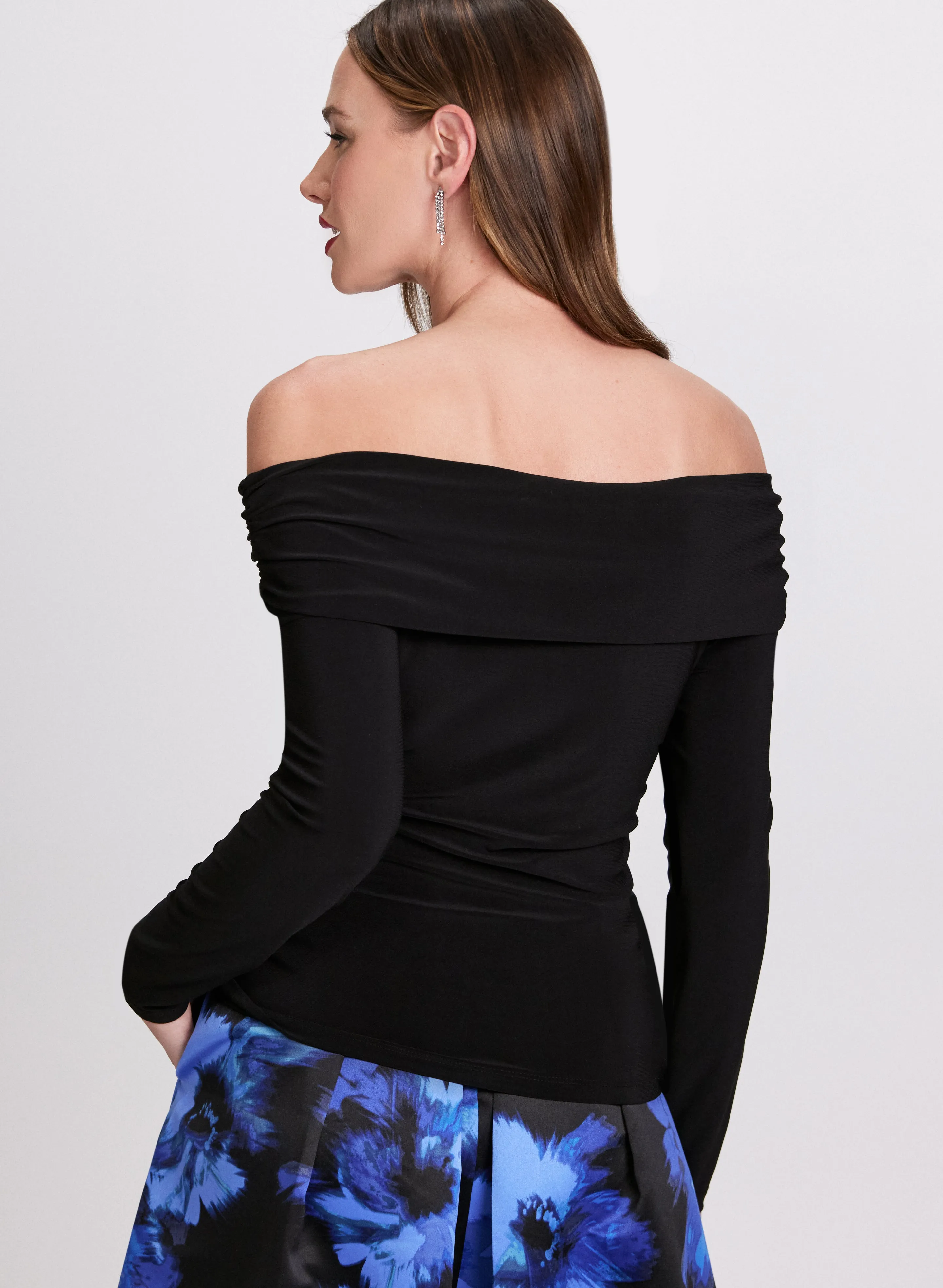 Solid Off-The-Shoulder Top sold by Laura product image thumbnail 4