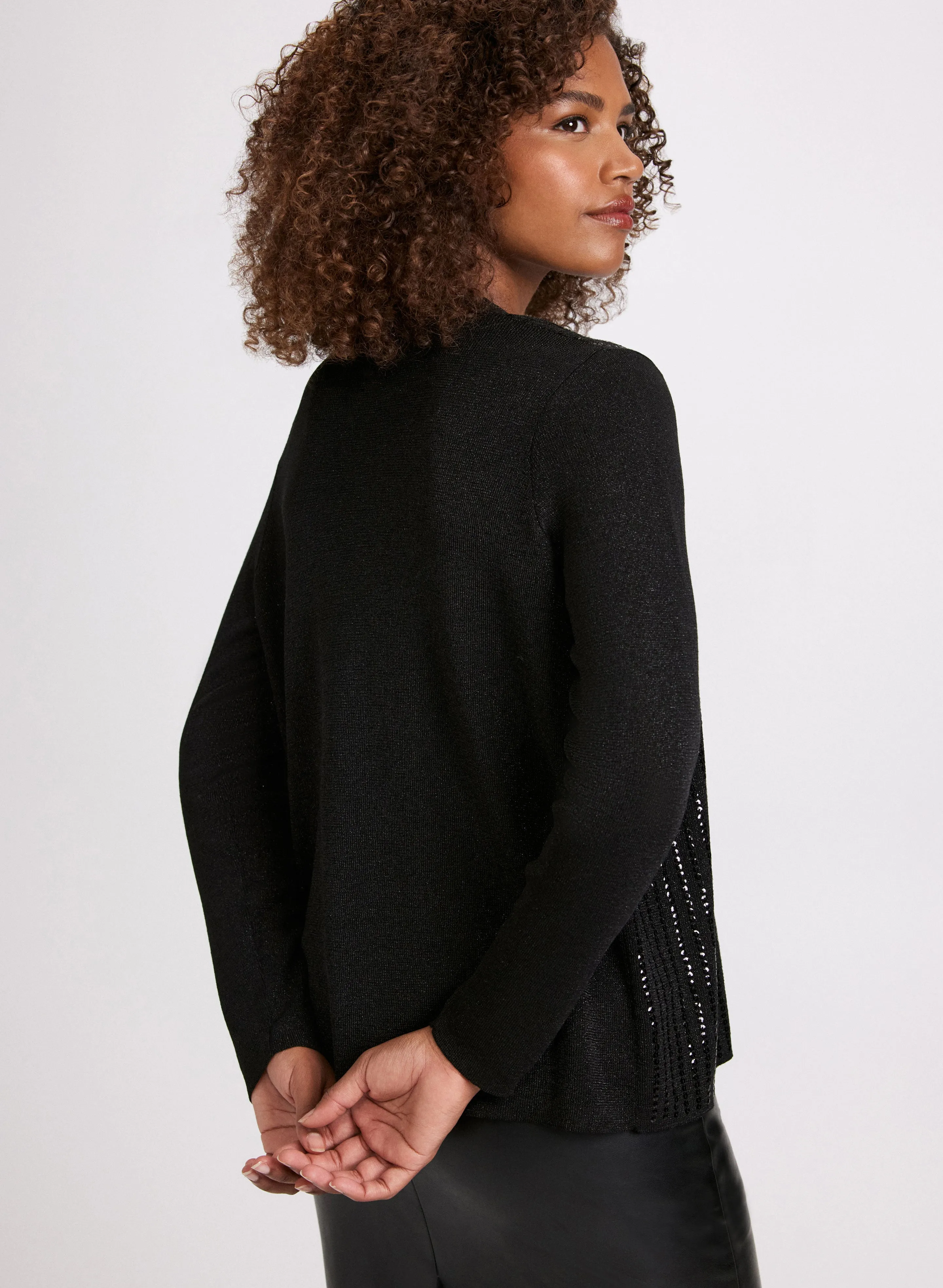 Long Sleeve Sequin Cardigan sold by Laura product image thumbnail 4