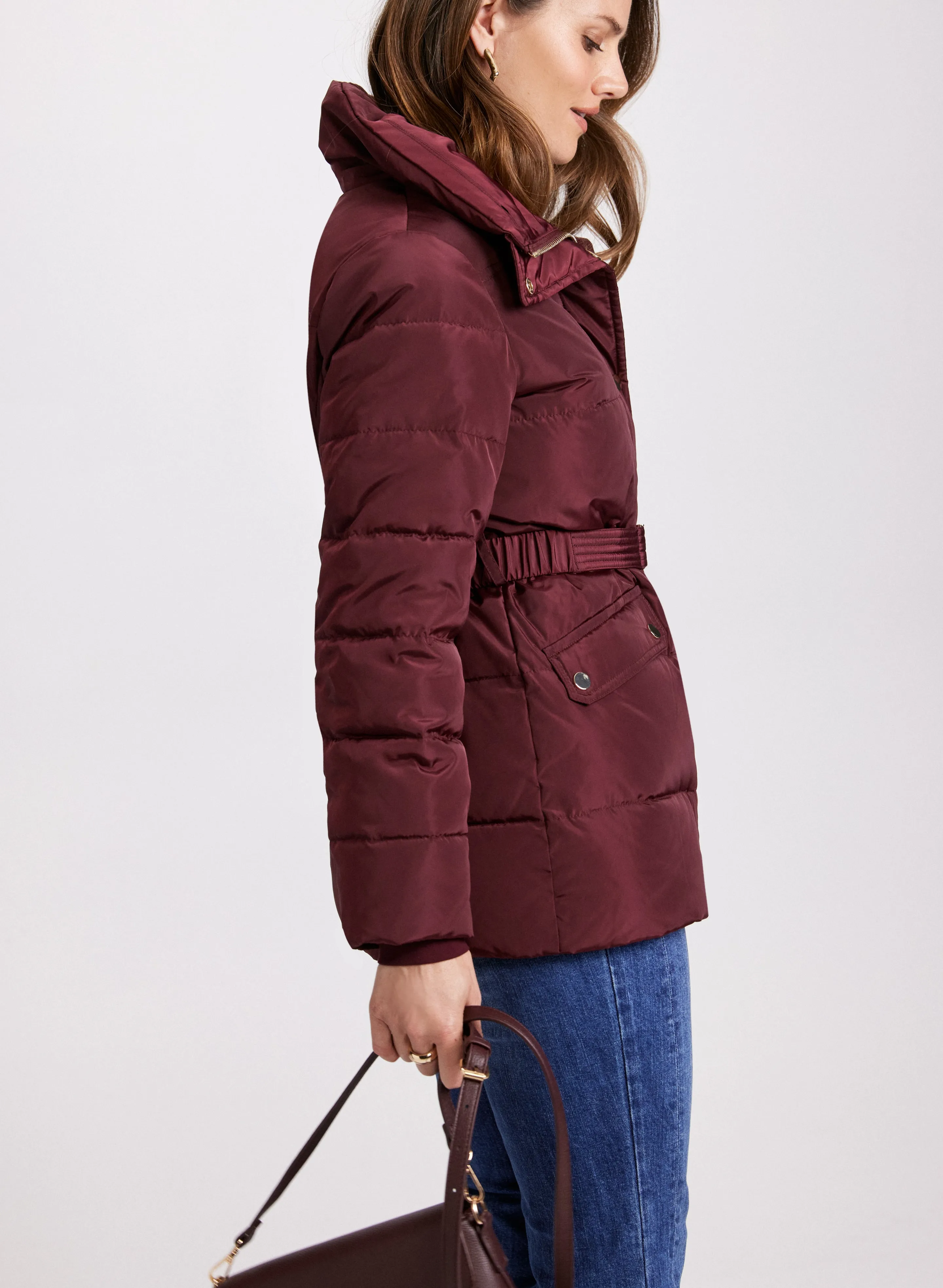 Removable Faux Fur Collar Coat sold by Laura product image thumbnail 2