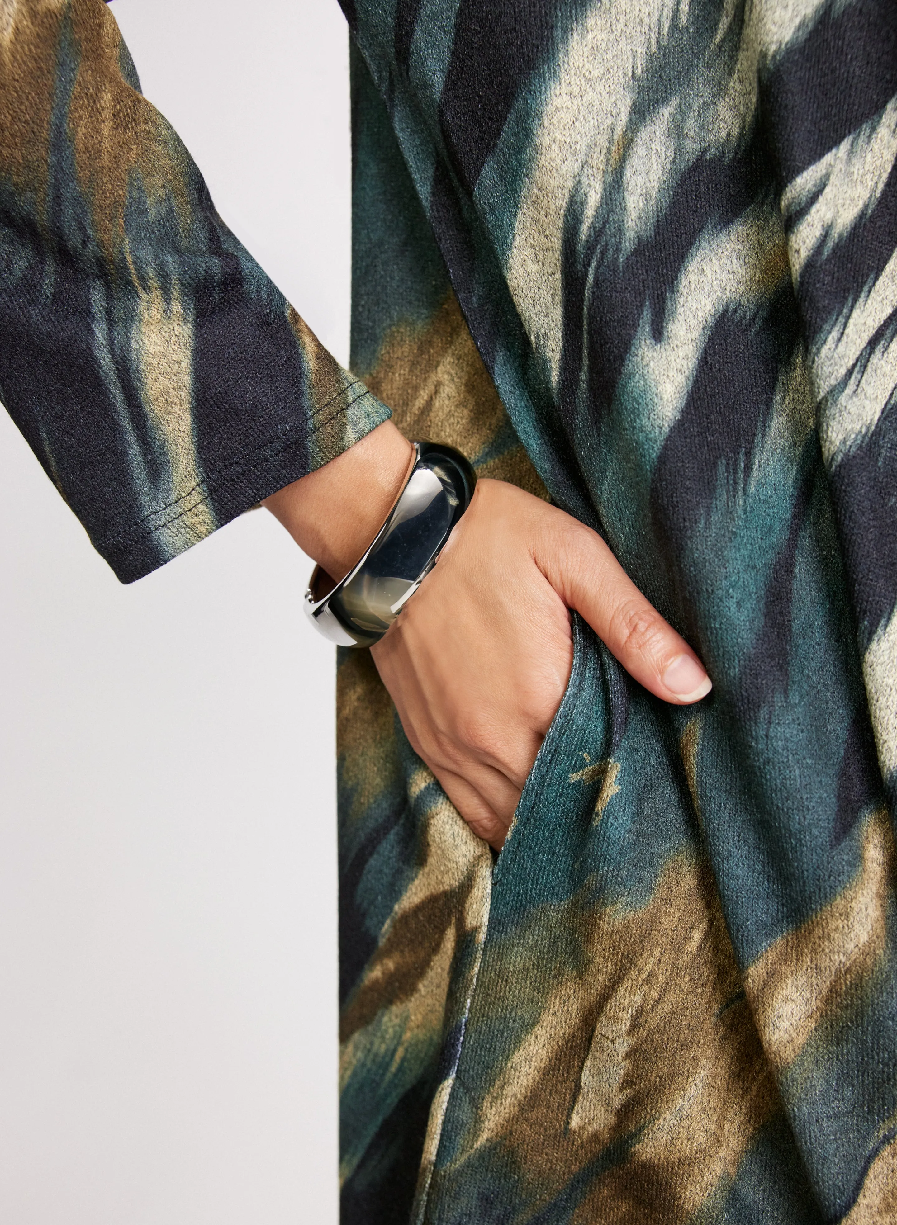 Abstract Animal Print Cardigan sold by Laura product image thumbnail 5