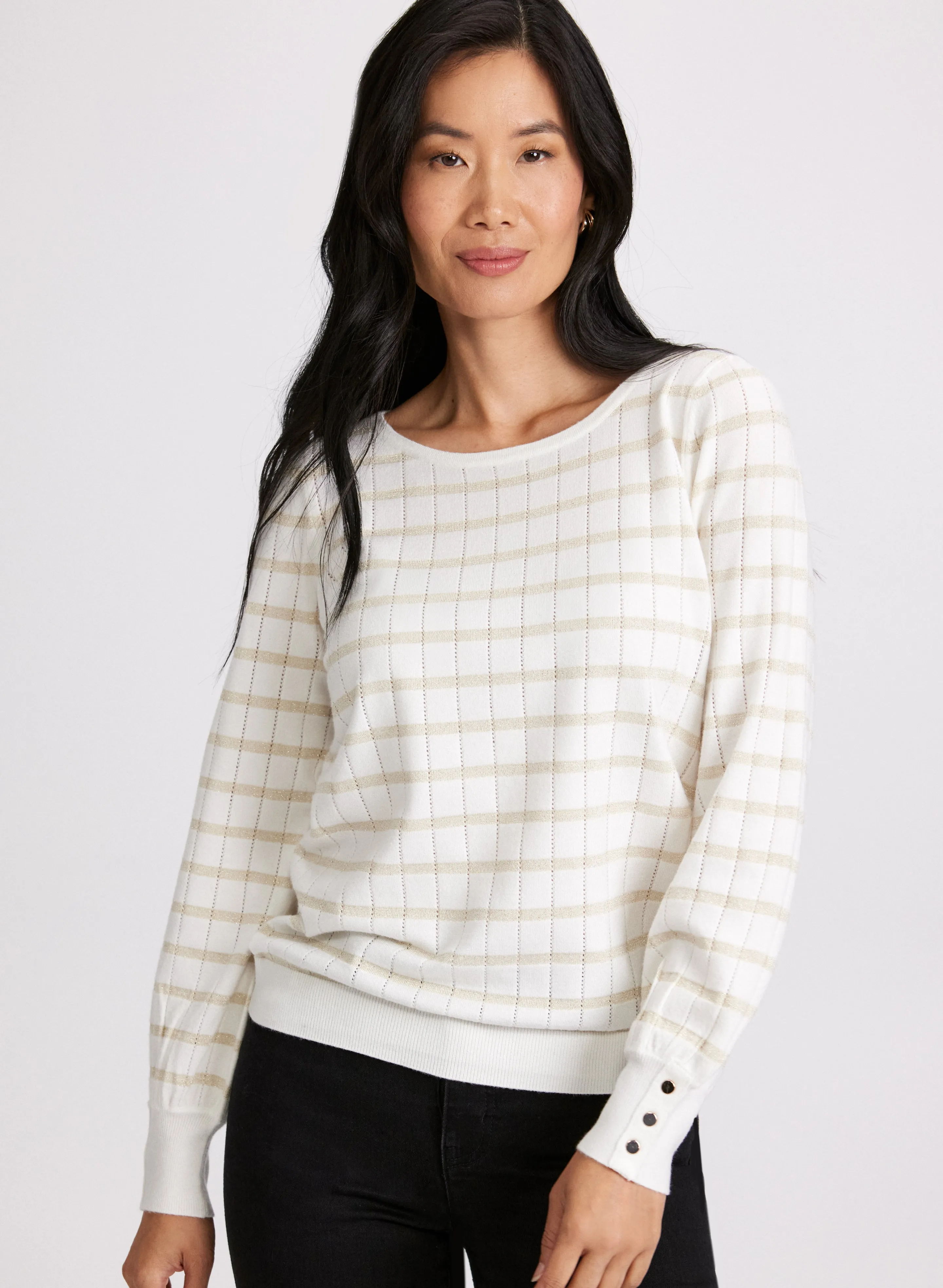 Lurex Stripe Sweater sold by Laura product image thumbnail 5