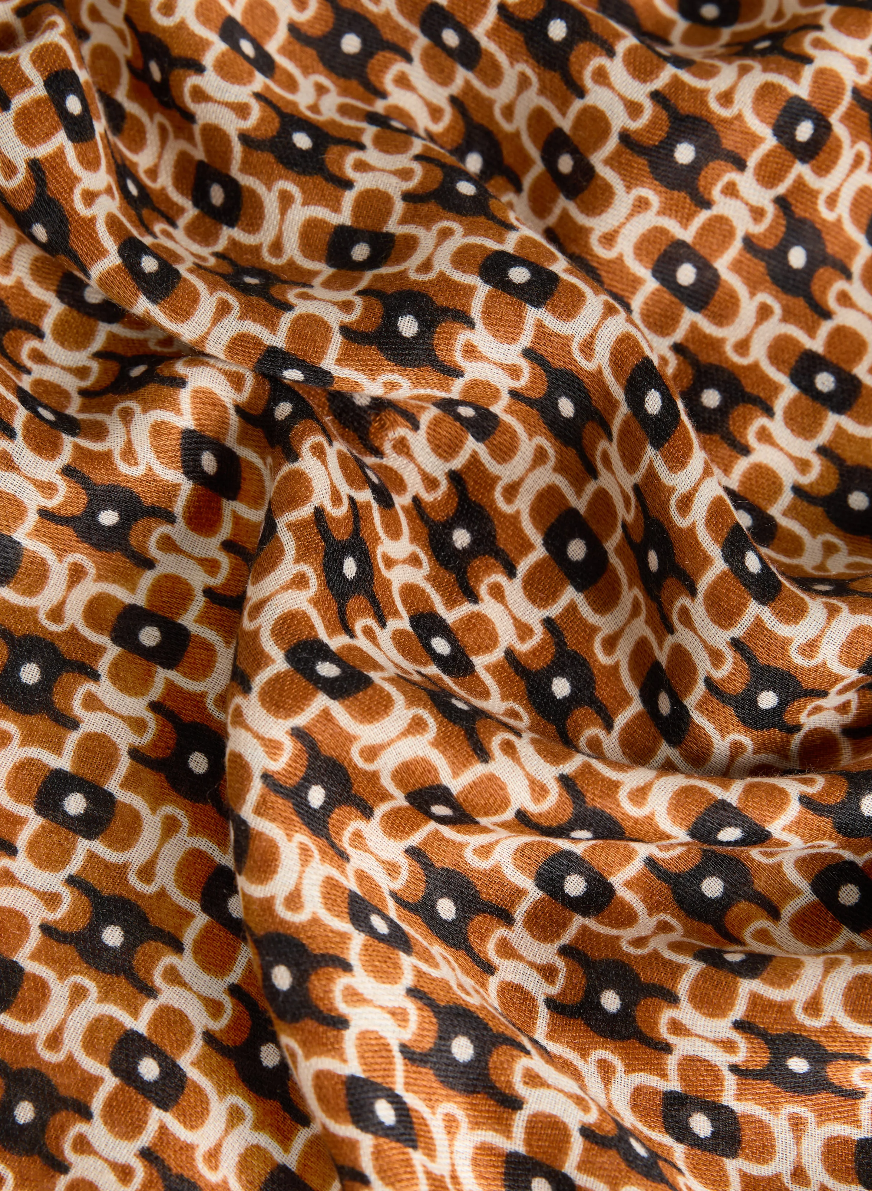 Floral Tile Print Scarf sold by Laura product image thumbnail 2