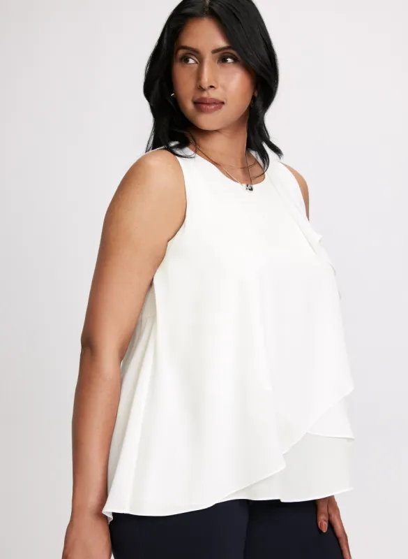 Layered Sleeveless Blouse sold by Laura
