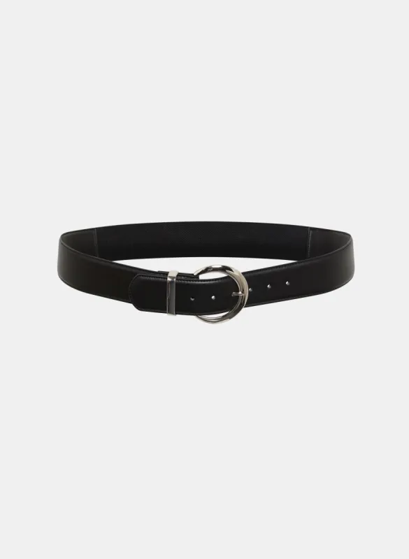 Elasticized Buckle Belt - Plus sold by Laura