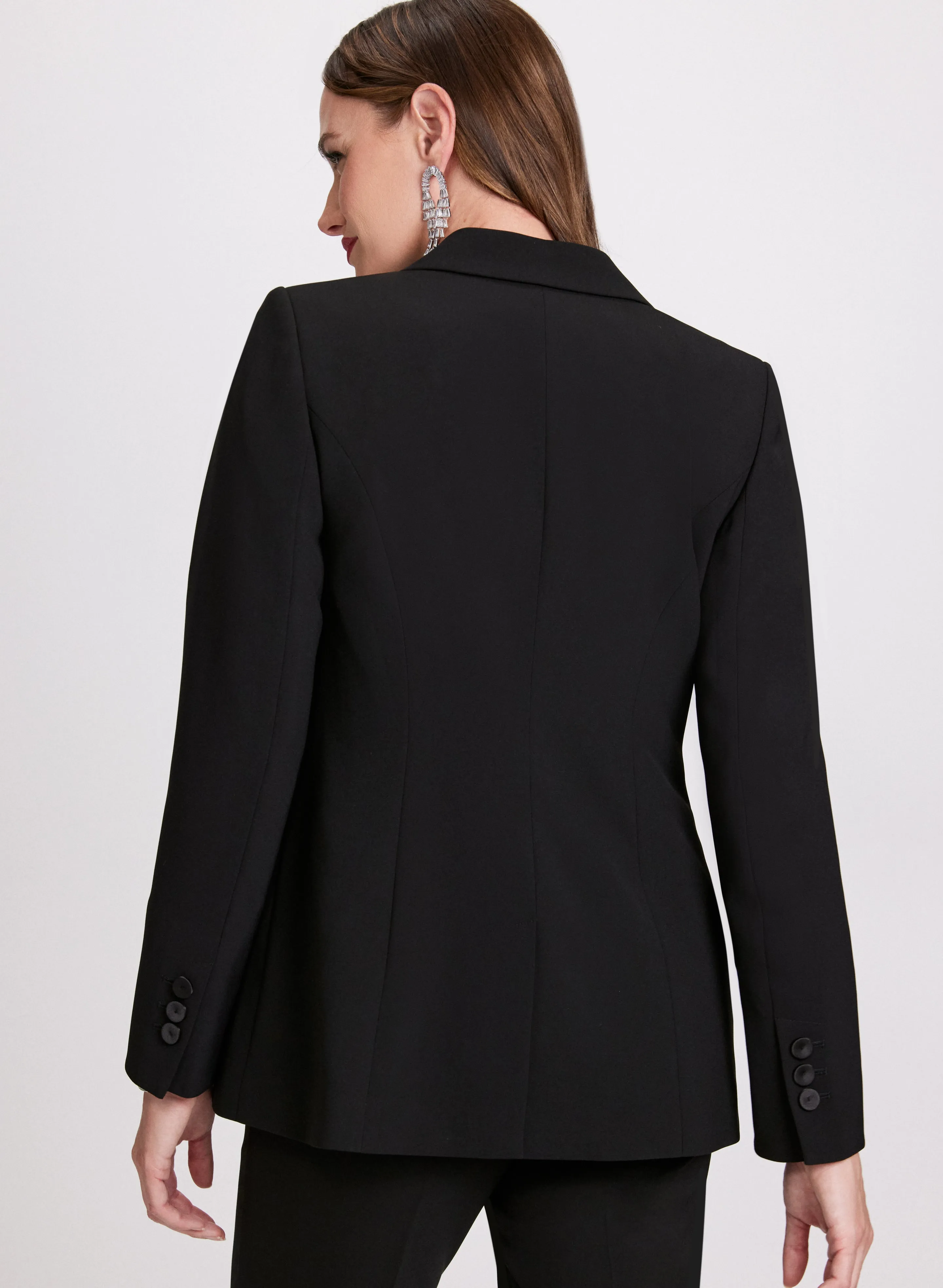 Satin Lapel Tuxedo Jacket sold by Laura product image thumbnail 3