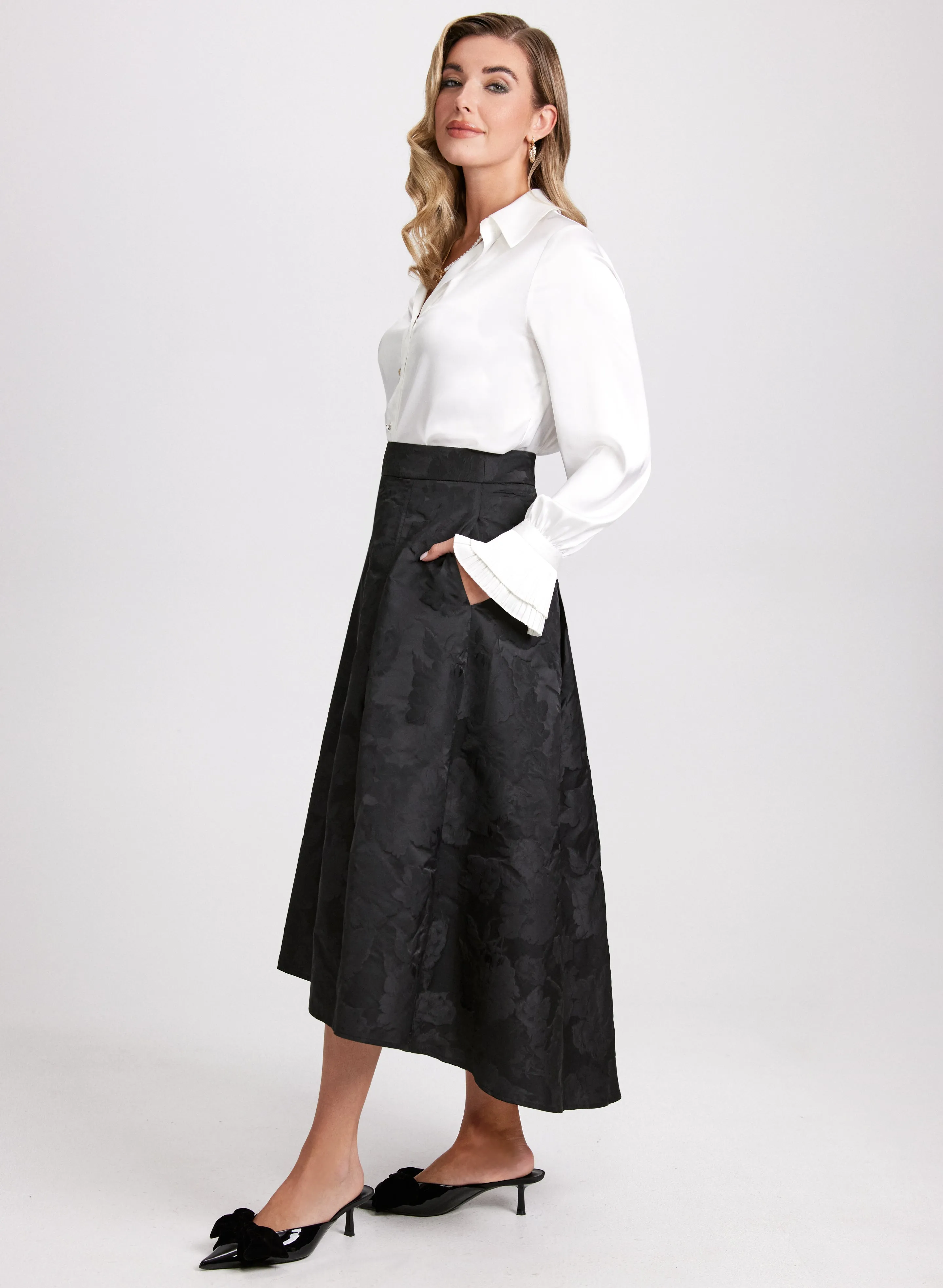 Jacquard Midi Skirt sold by Laura product image thumbnail 4