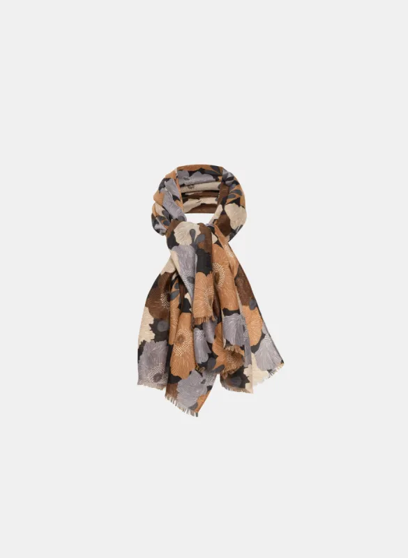 Floral Print Scarf sold by Laura