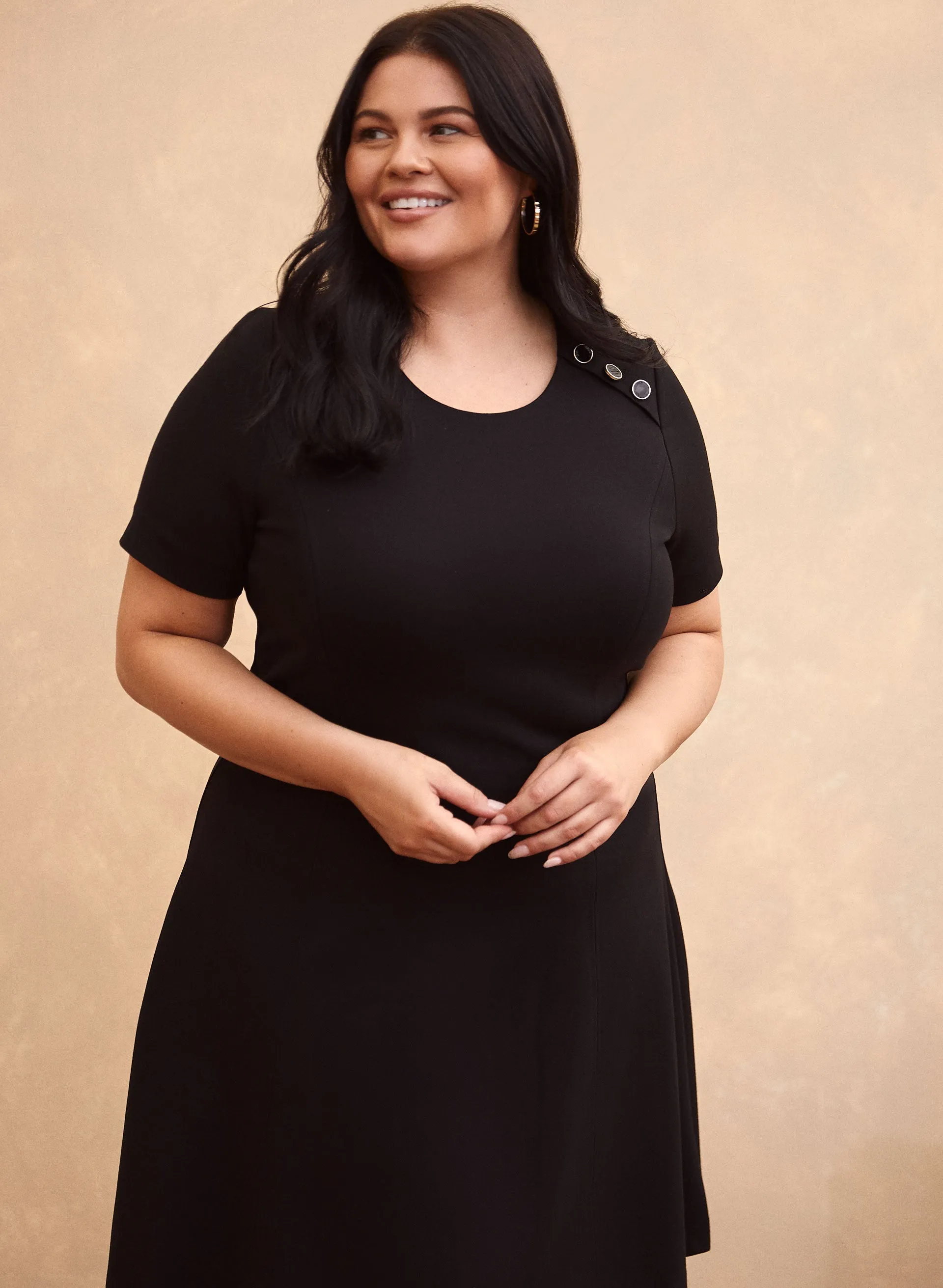 Button Detail Dress sold by Laura product image thumbnail 5