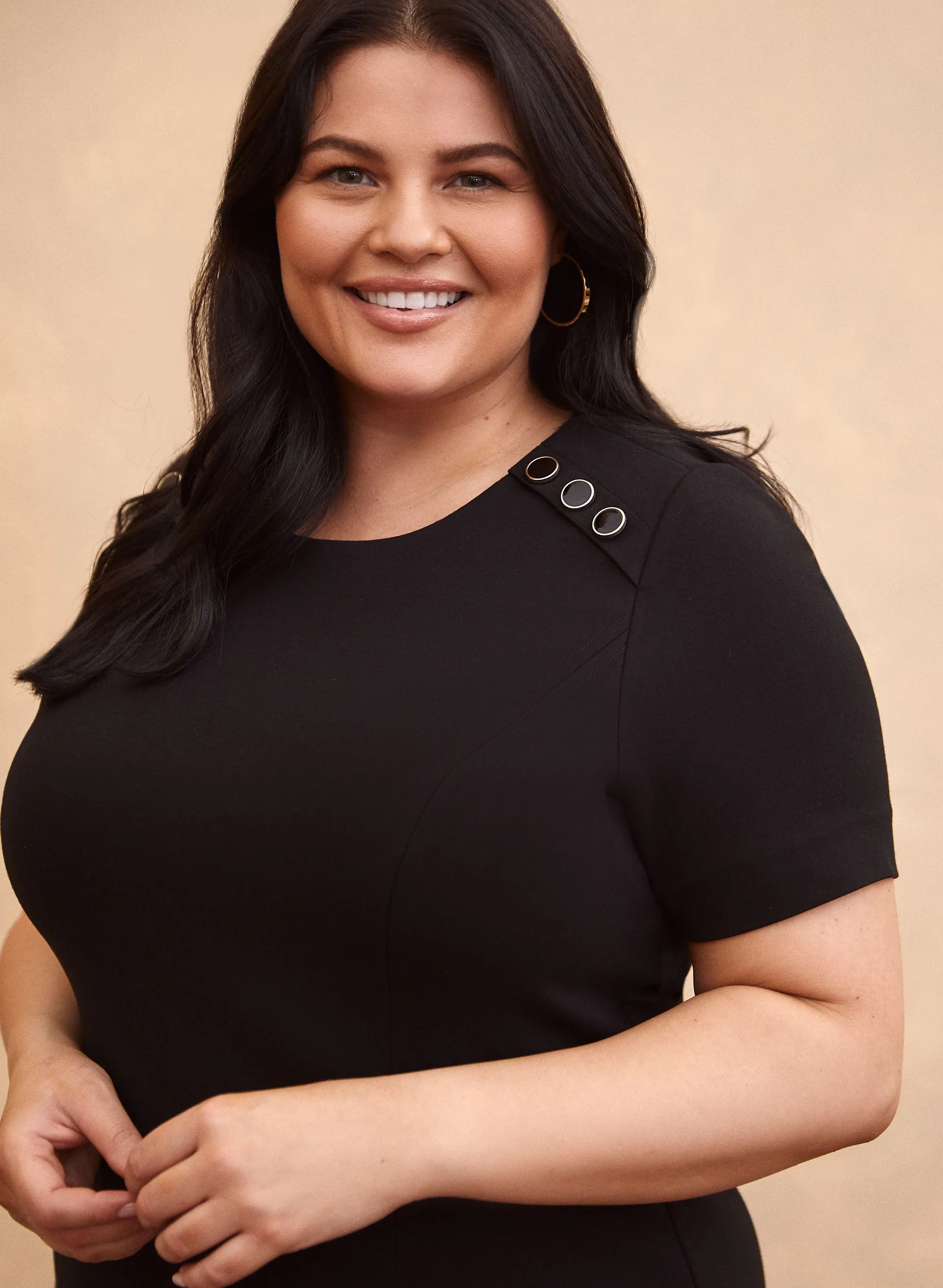 Button Detail Dress sold by Laura product image thumbnail 4