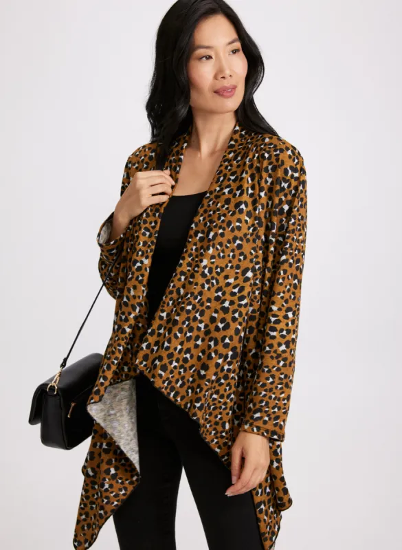 Leopard Print Cardigan sold by Laura