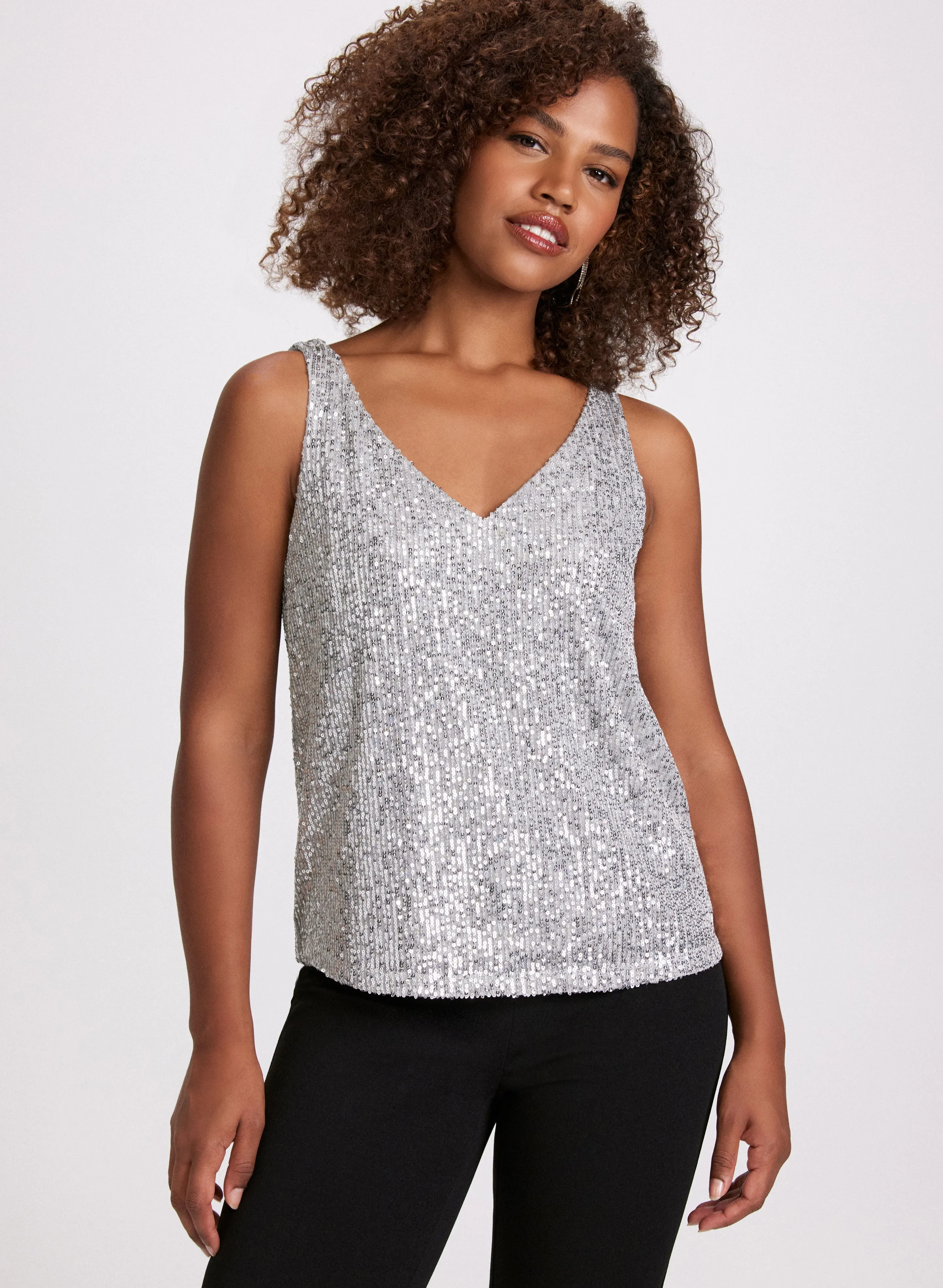 Sequin Embellished Tank Top sold by Laura product image thumbnail 2