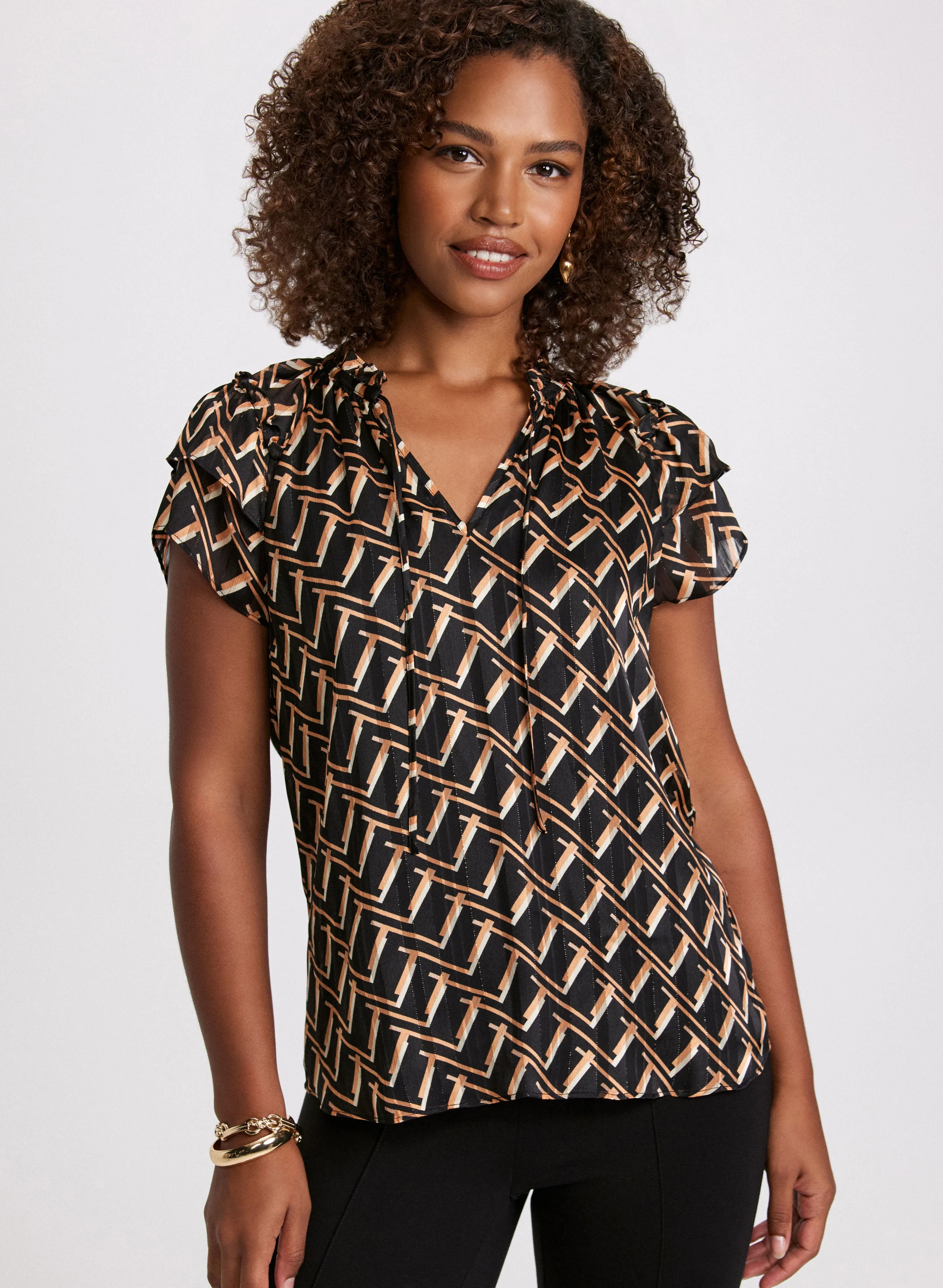 Geometric Print Blouse sold by Laura product image thumbnail 5
