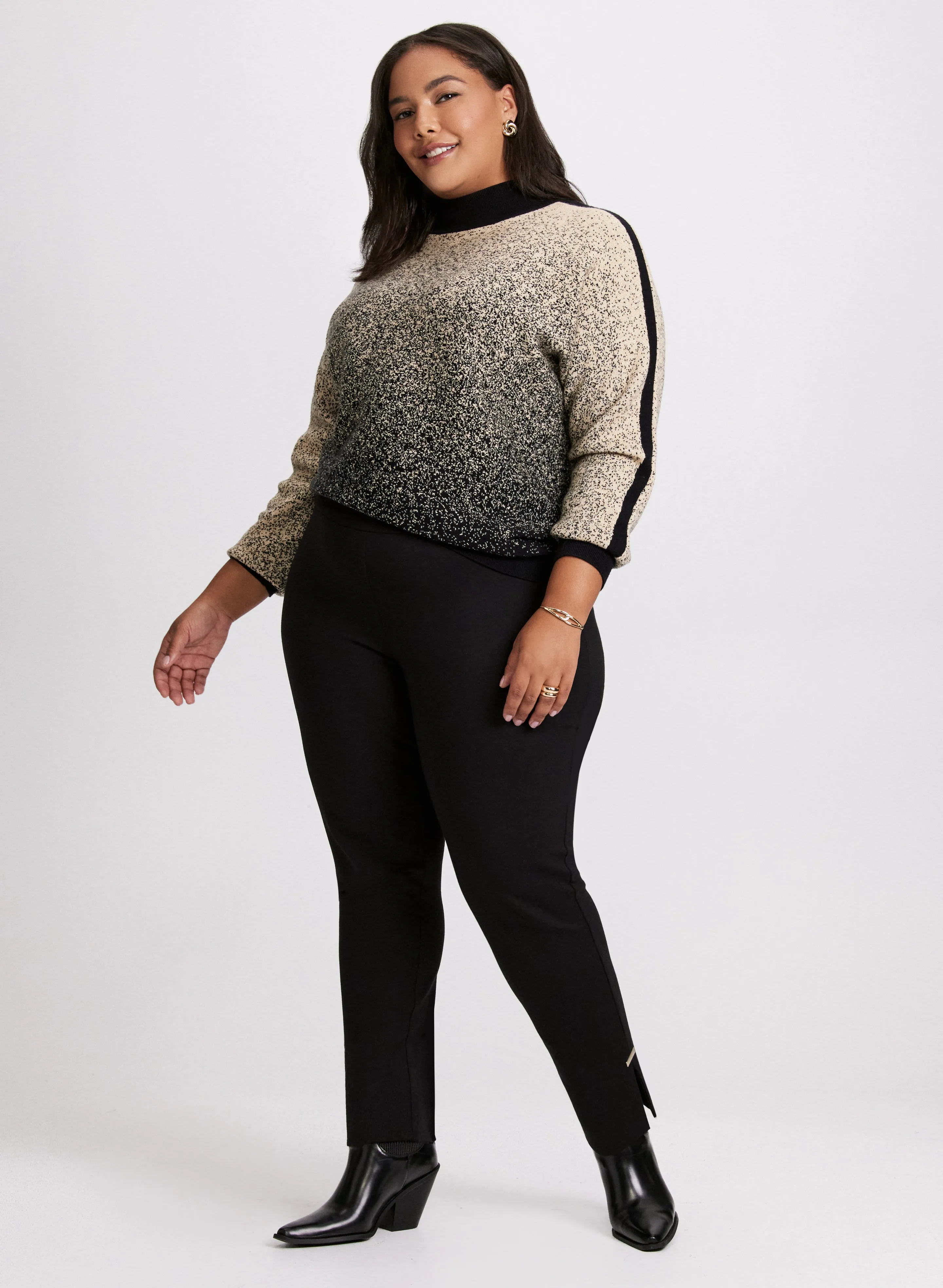Two-Tone Lurex Sweater sold by Laura product image thumbnail 4