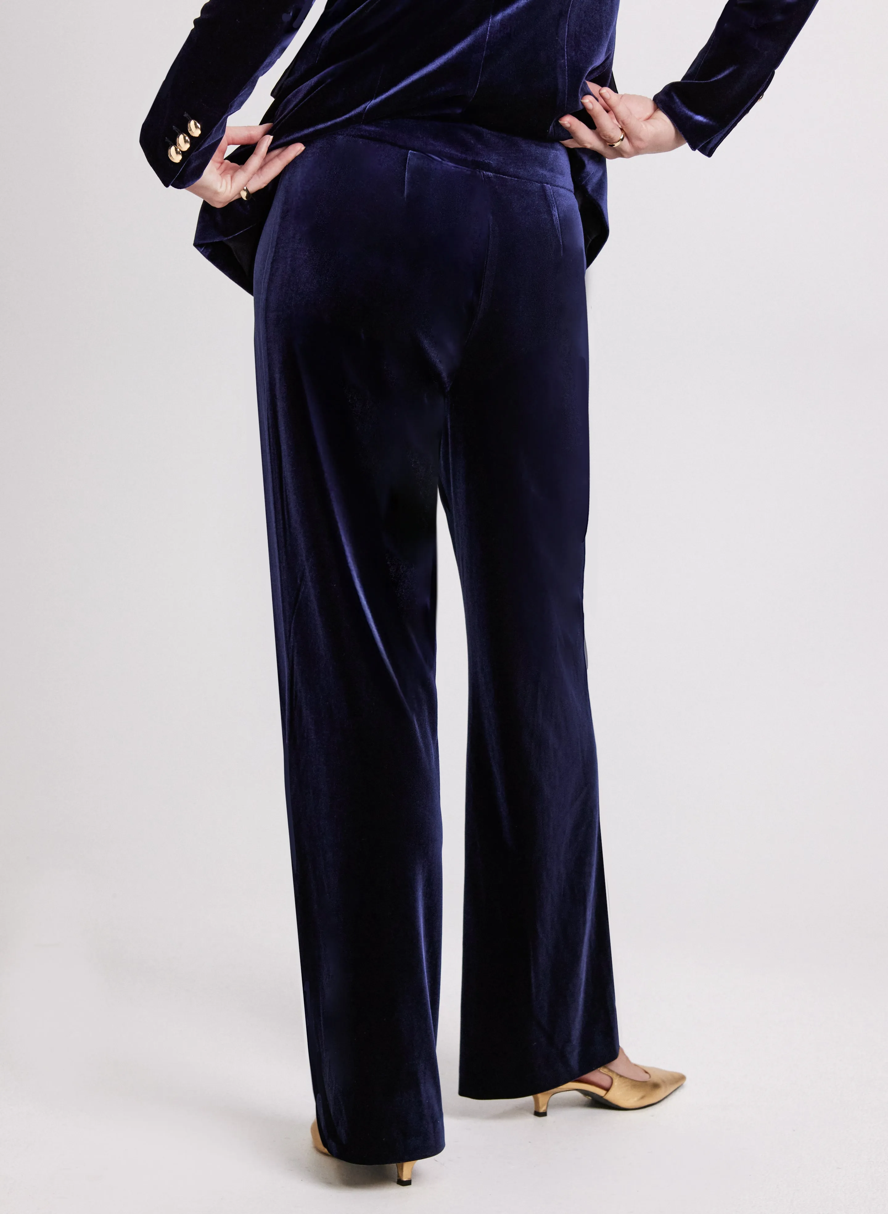 Olivia Velvet Wide Leg Pants - Regular sold by Laura product image thumbnail 3