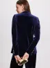 Velvet Flap Pocket Blazer sold by Laura