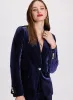 Velvet Flap Pocket Blazer sold by Laura