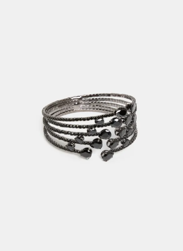 Cubic Zirconia Cuff Bracelet sold by Laura