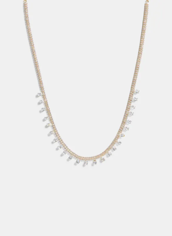 Cubic Zirconia Inset Necklace sold by Laura
