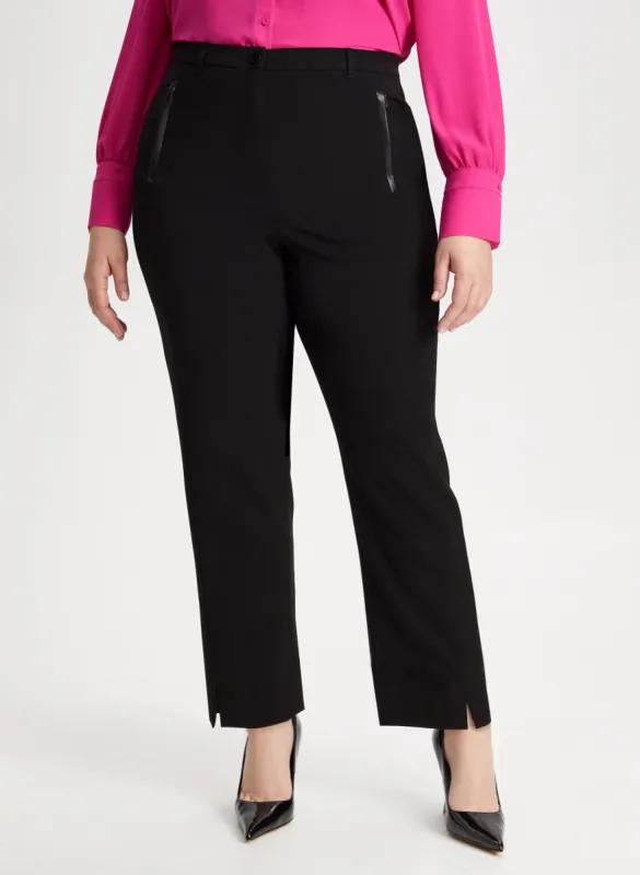 Signature Fit Straight Leg Pants sold by Laura