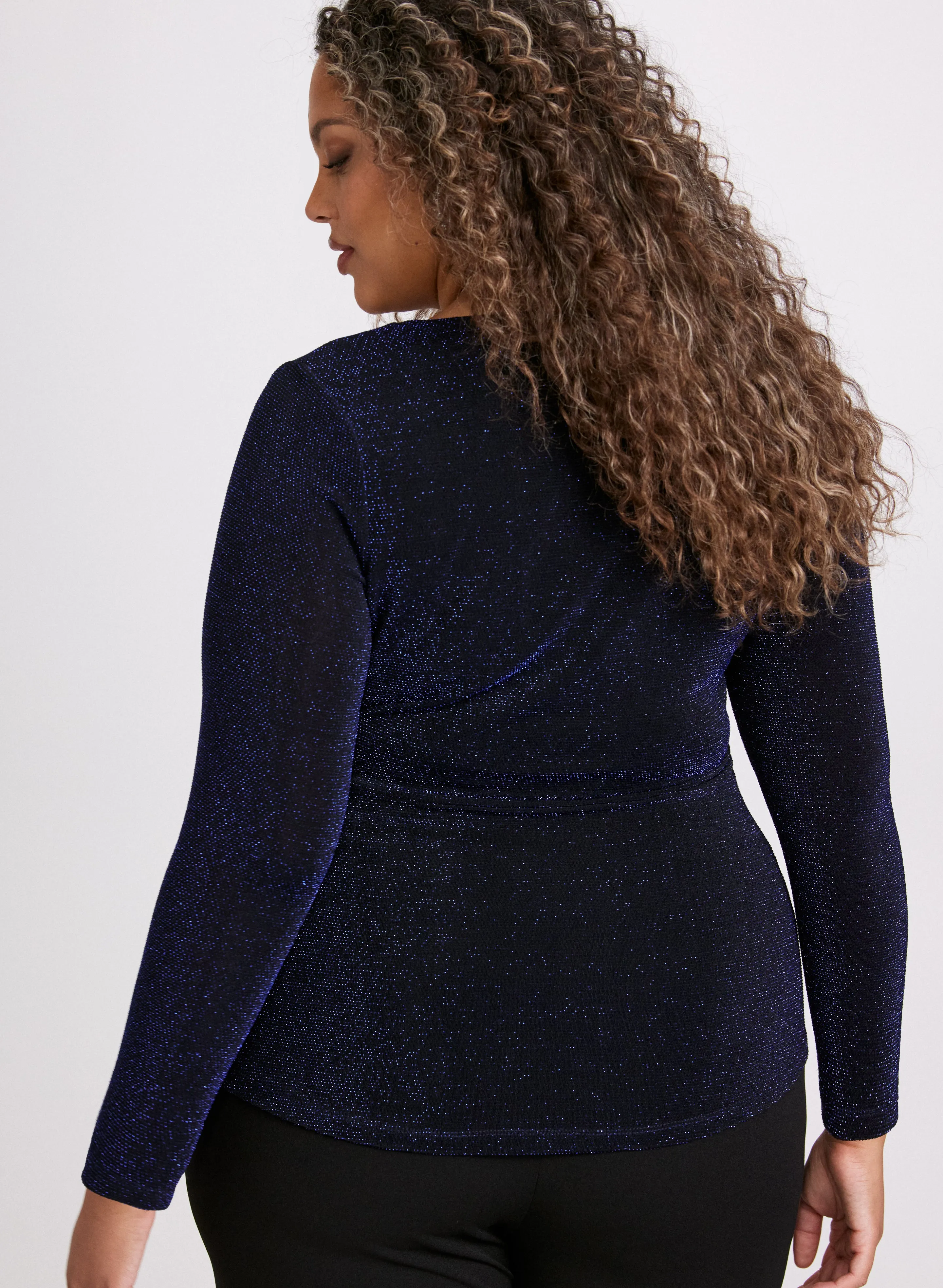 Metallic Twist Detail Top sold by Laura product image thumbnail 4