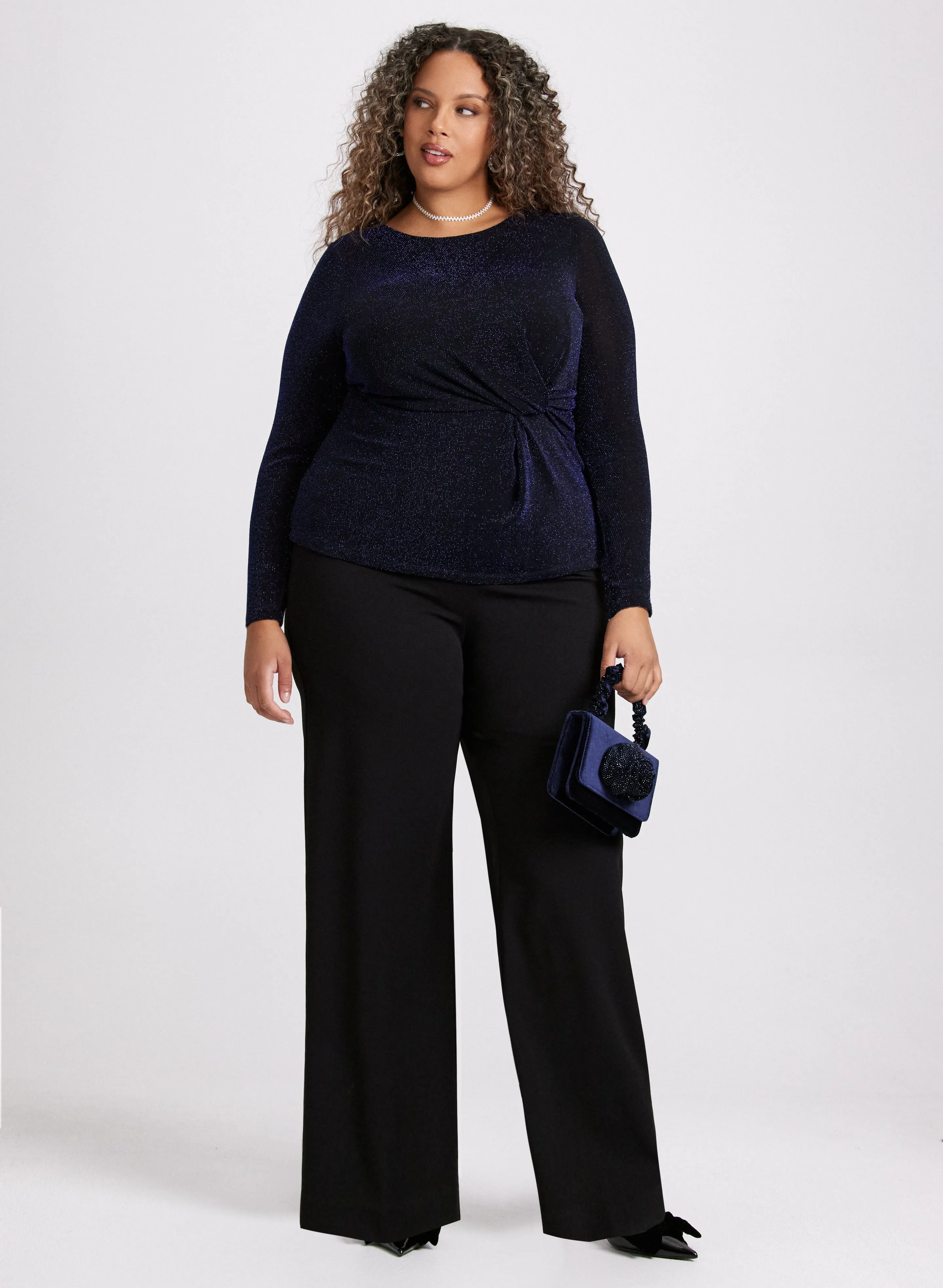 Metallic Twist Detail Top sold by Laura product image thumbnail 3