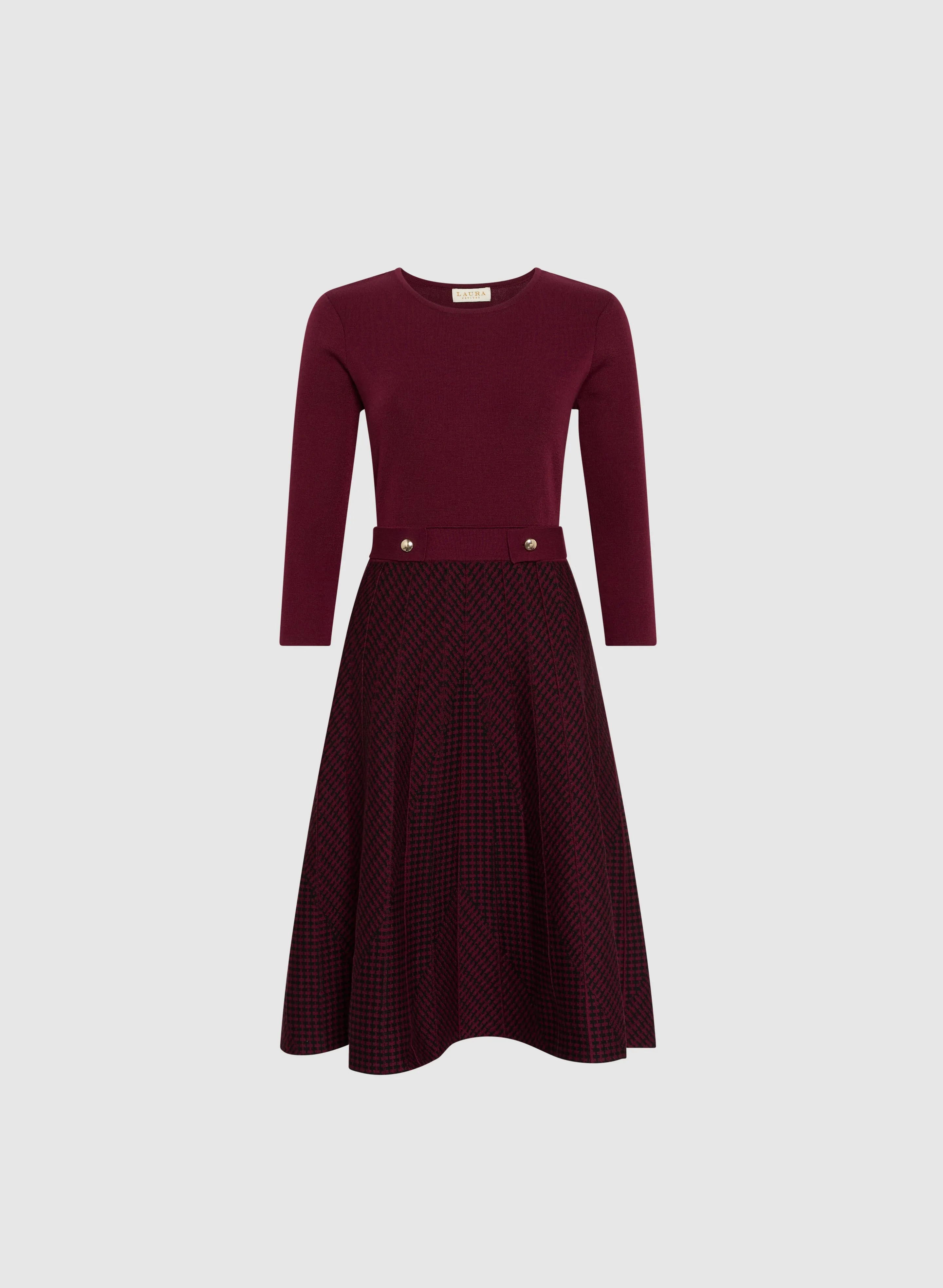 Knit Fit & Flare Dress sold by Laura product image thumbnail 5