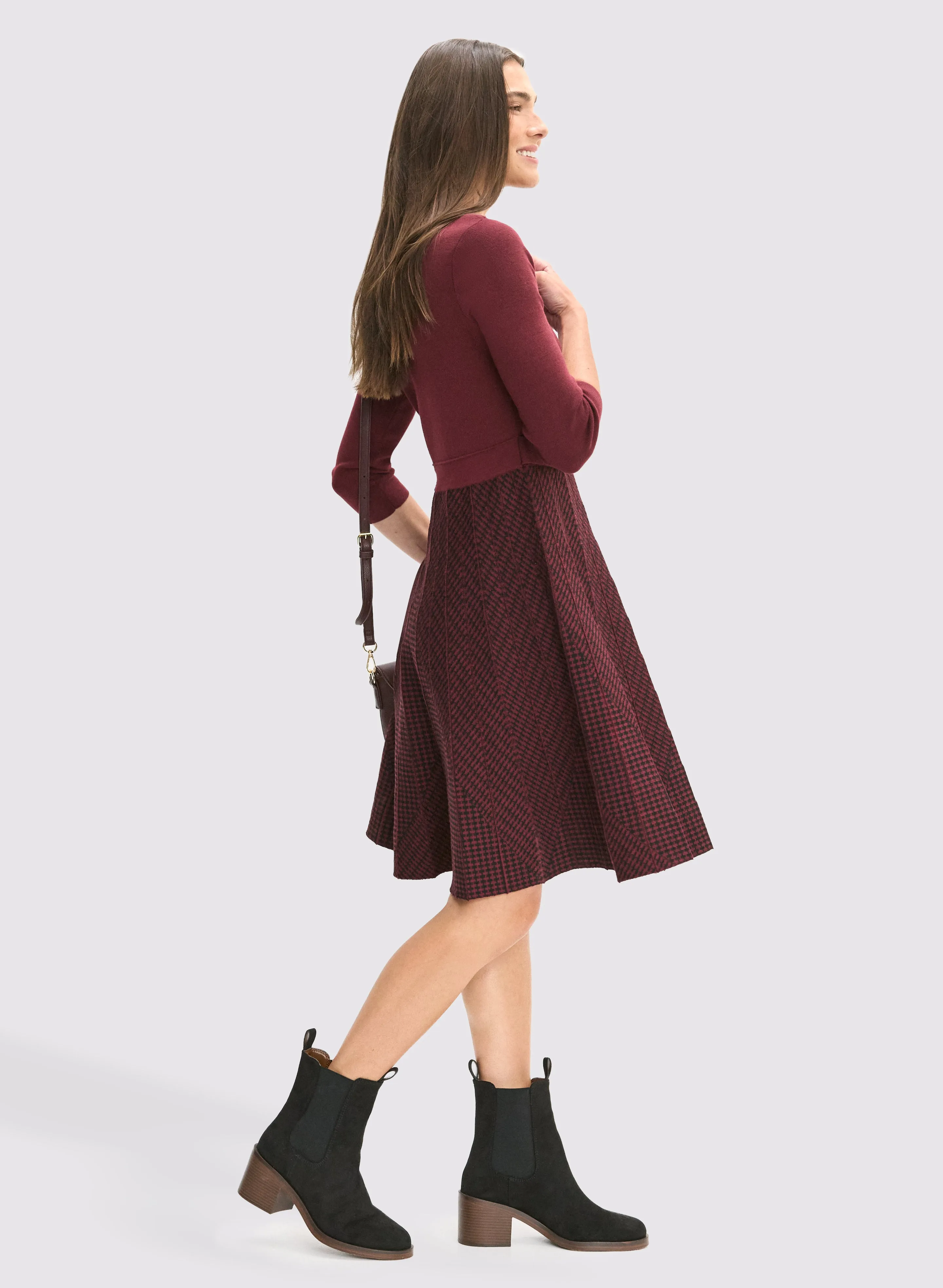 Knit Fit & Flare Dress sold by Laura product image thumbnail 2