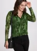 Mesh Button-Down Top sold by Laura