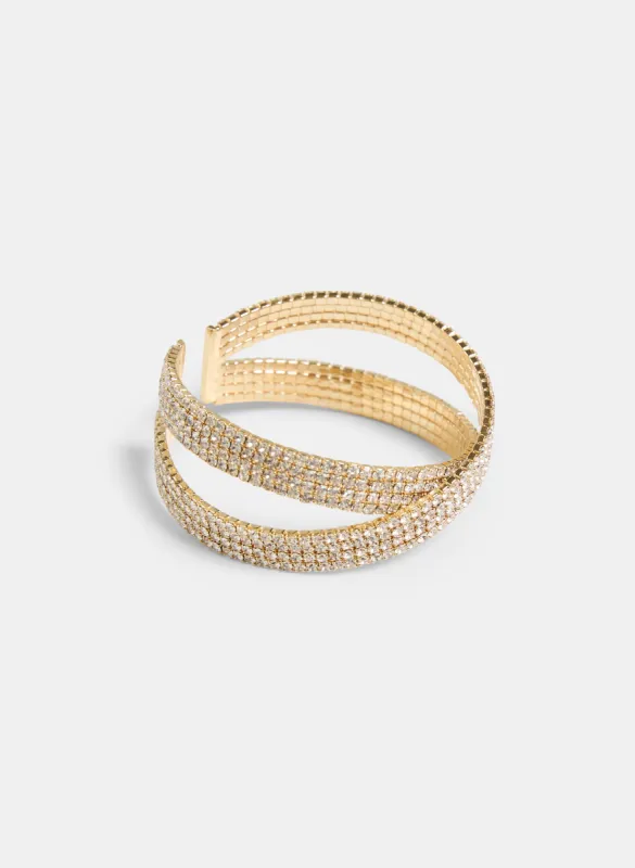 Crisscross Crystal Bracelet sold by Laura