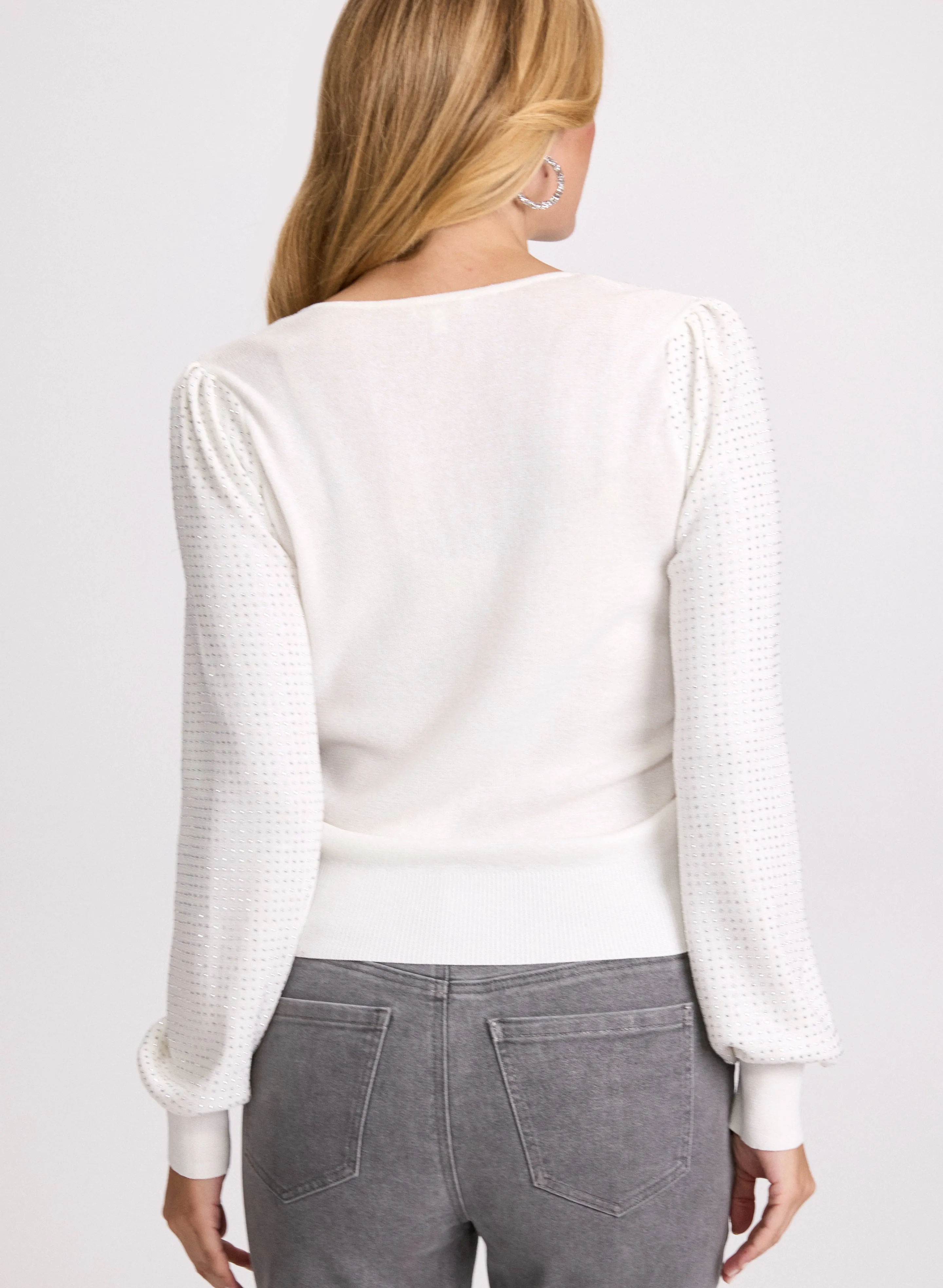 Embellished V-Neck Sweater sold by Laura product image thumbnail 4