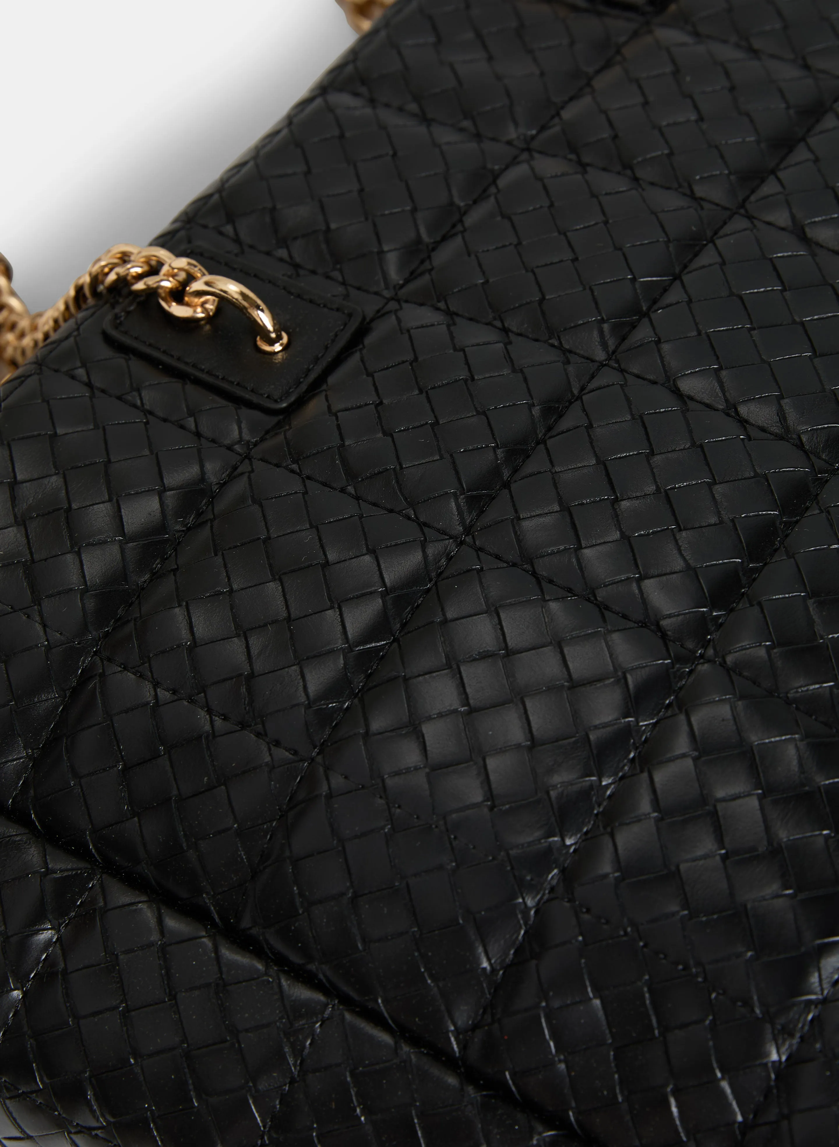 Quilted Vegan Leather Handbag sold by Laura product image thumbnail 2