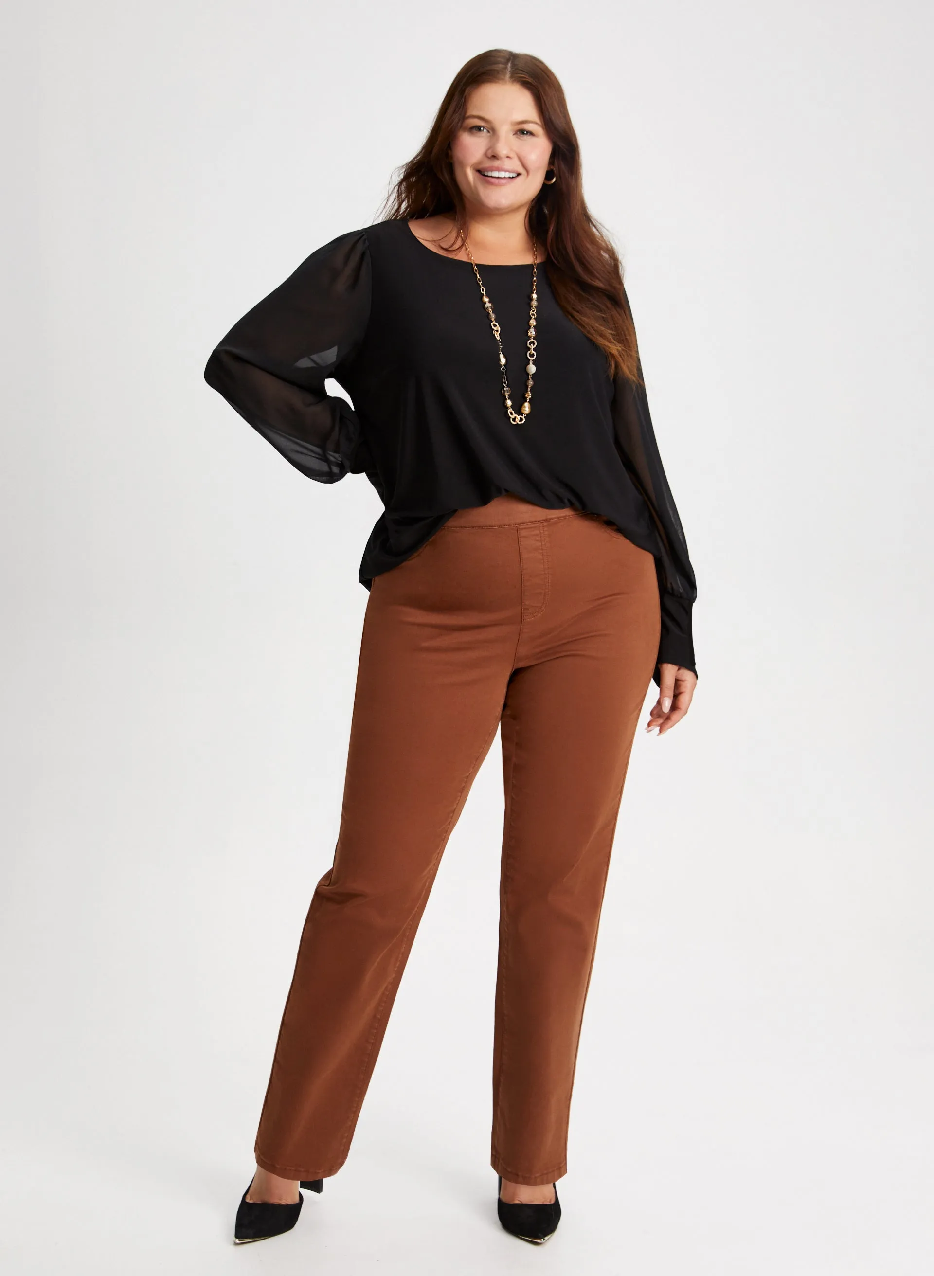 Chiffon Sleeve Top sold by Laura product image thumbnail 3