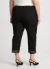 Lace Hem Pull-On Ankle Pants sold by Laura