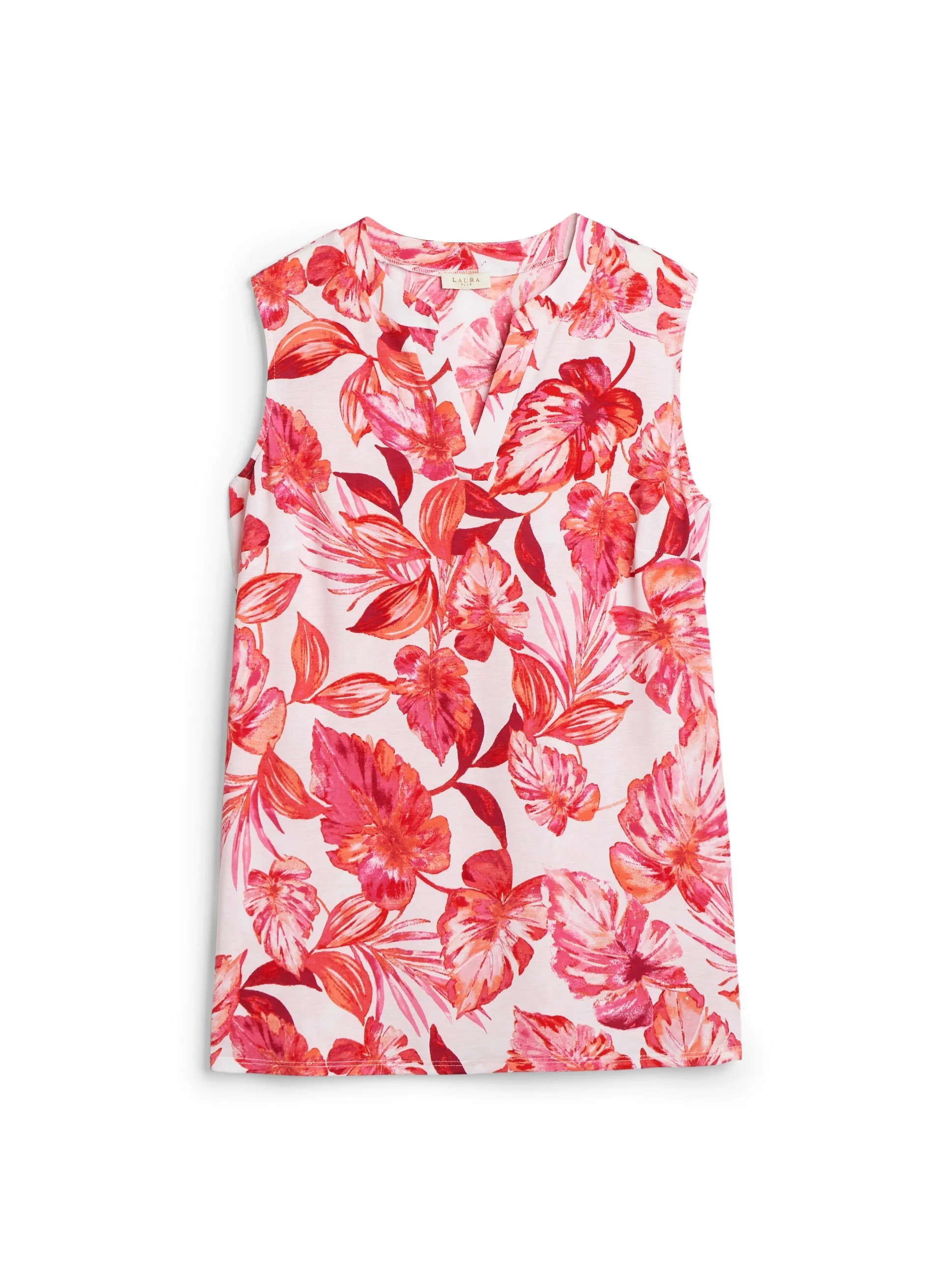 Leaf Print Sleeveless Top sold by Laura product image thumbnail 5