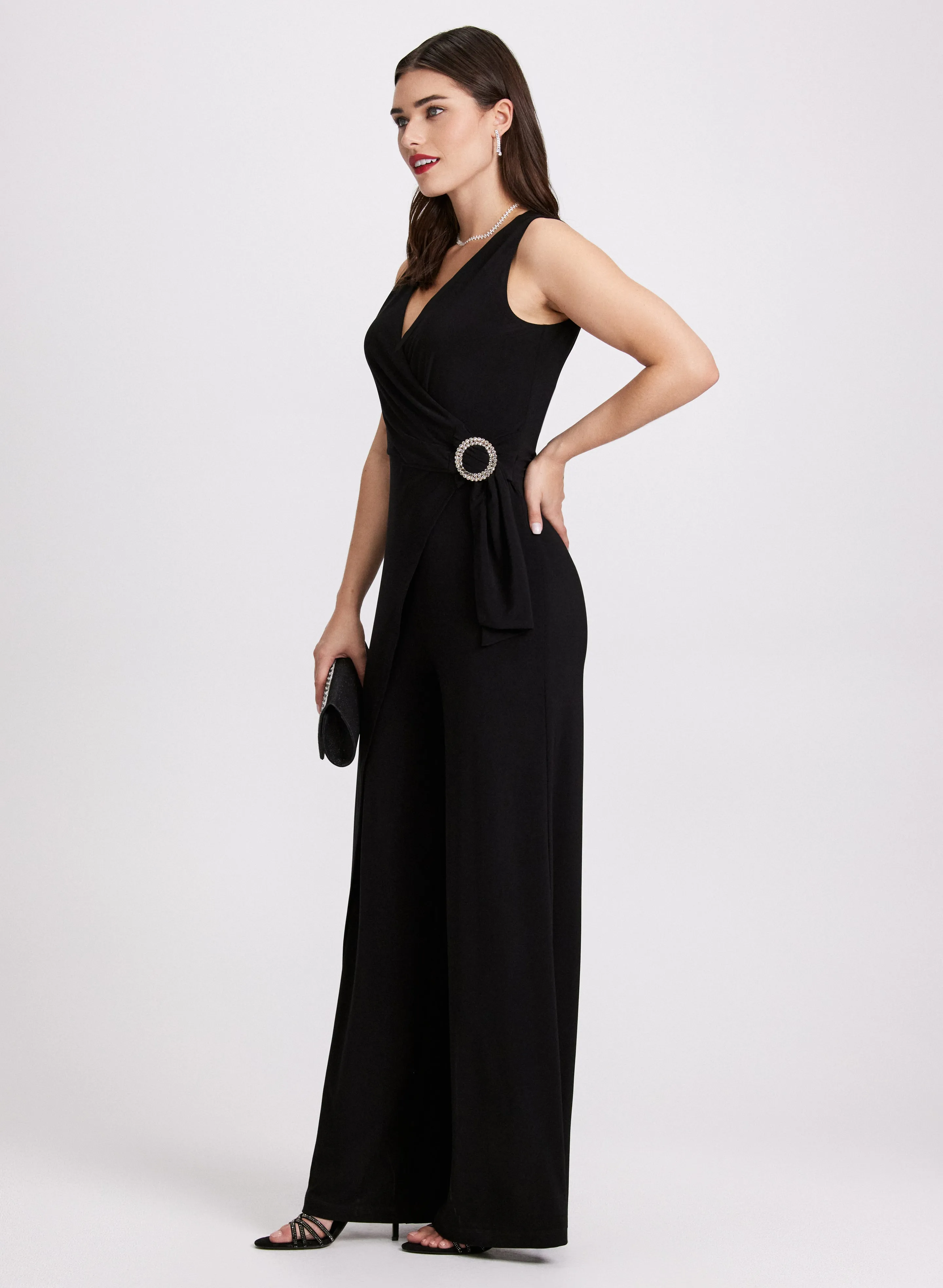 Embellished Wide-Leg Jumpsuit sold by Laura product image thumbnail 4