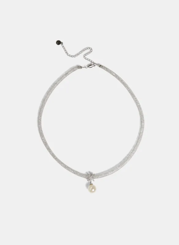 Crystal Mesh Necklace sold by Laura