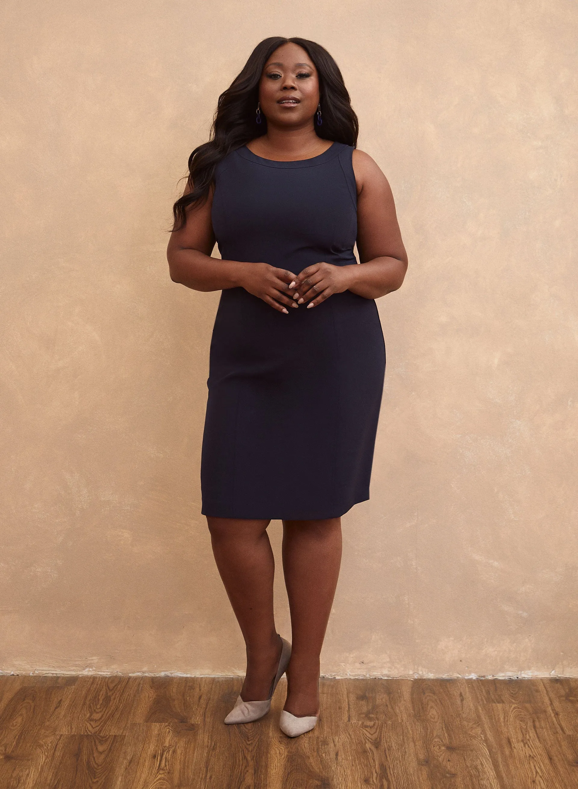 Essential Stretch Twill Dress sold by Laura