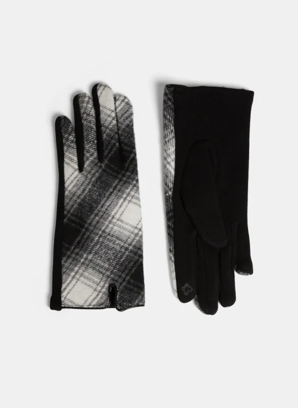 Plaid Print Gloves sold by Laura