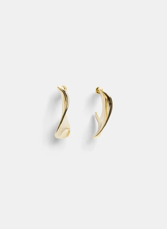 Wavy Hoop Earrings sold by Laura