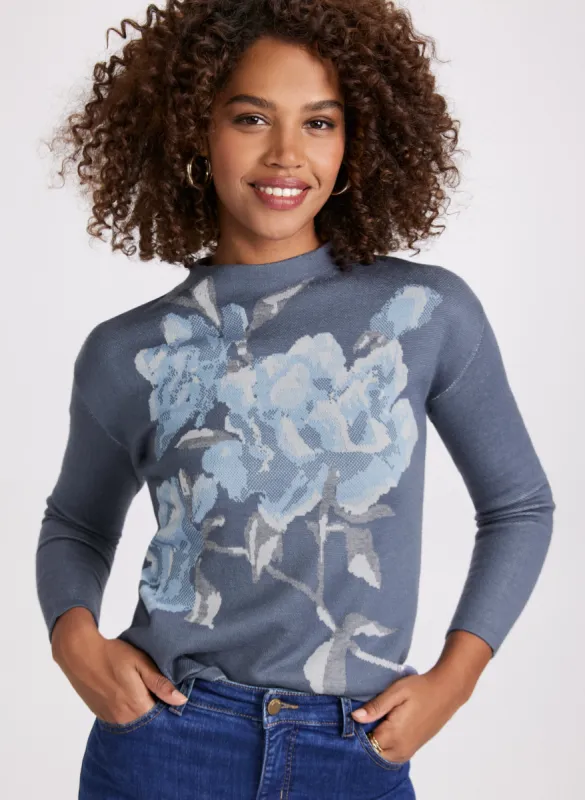 Floral Print Pullover sold by Laura