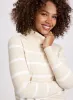 Stripe Print Knit Sweater sold by Laura