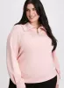 Zip-Neck Pullover Top sold by Laura