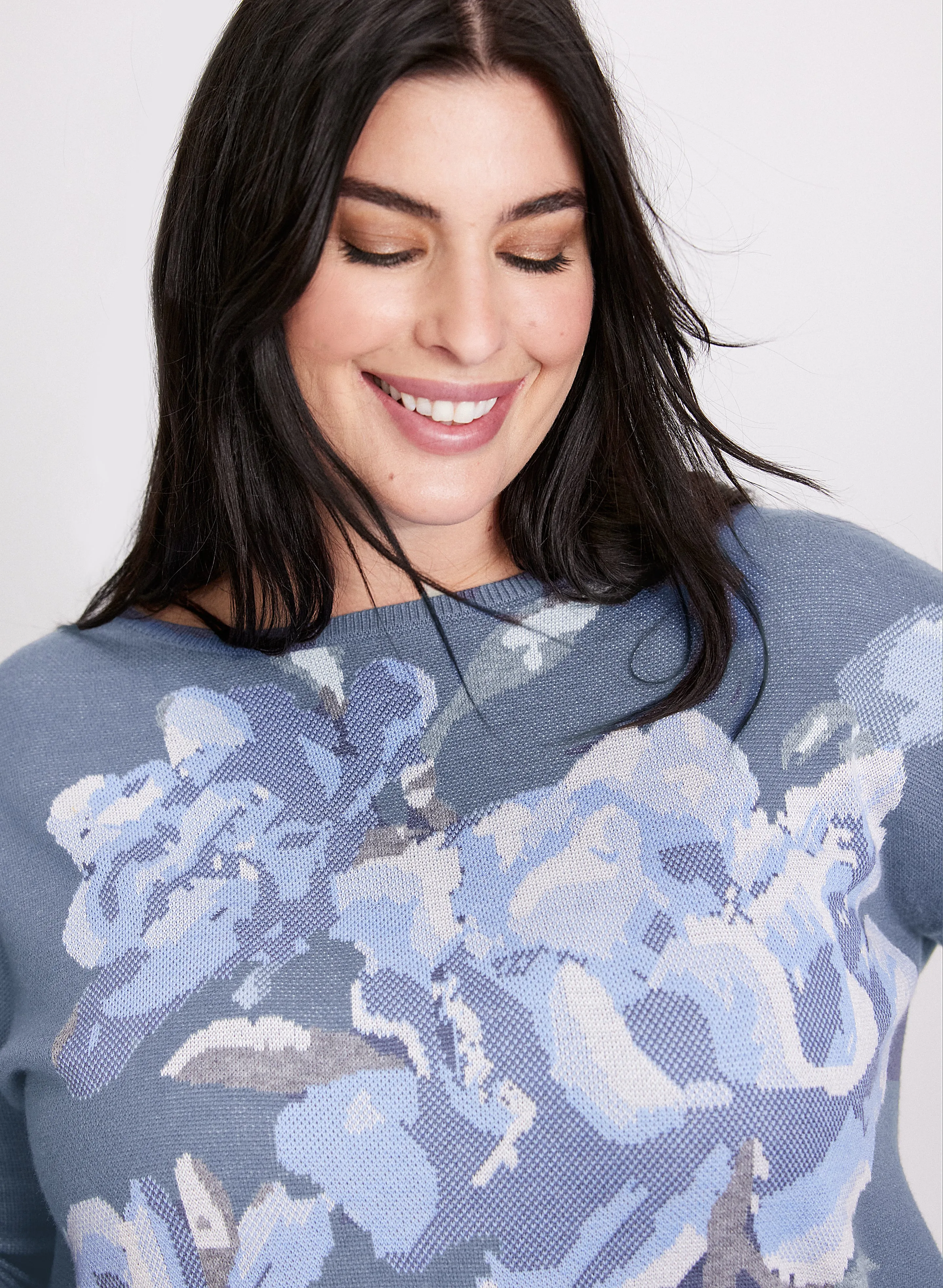 Floral Print Knit Sweater sold by Laura product image thumbnail 2