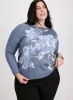 Floral Print Knit Sweater sold by Laura