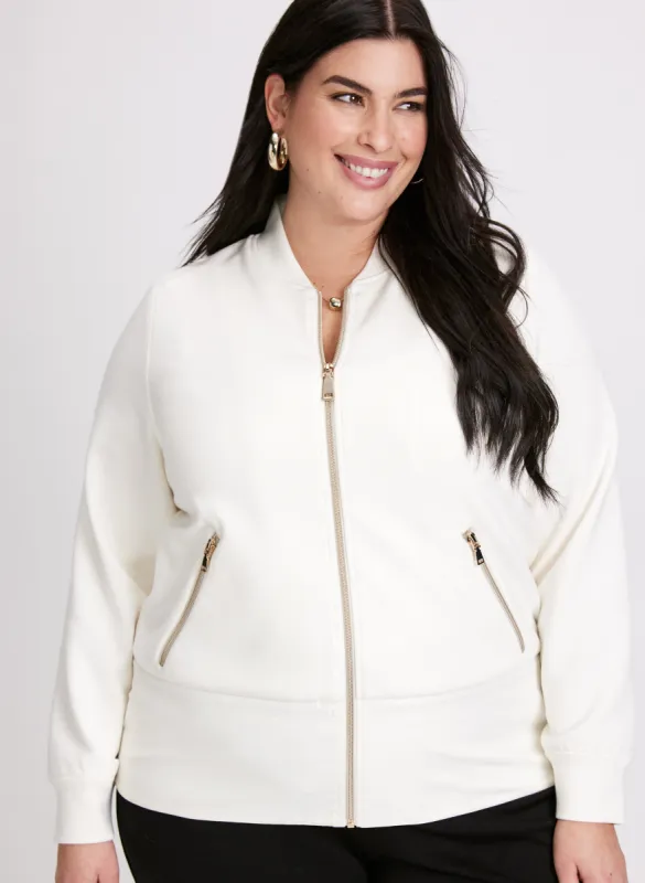 Long Sleeve Zip Cardigan sold by Laura