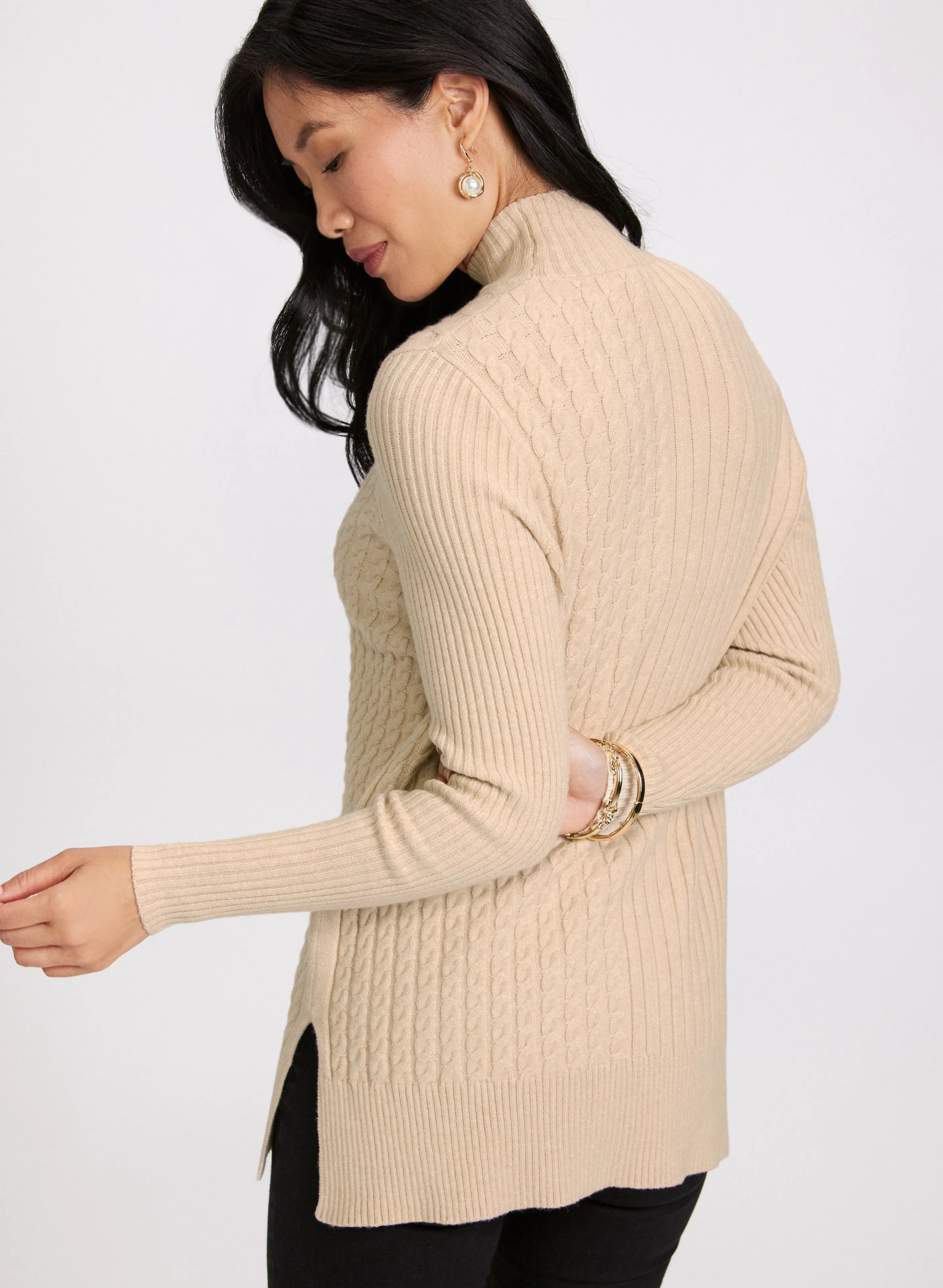 Cable & Rib Knit Sweater sold by Laura product image thumbnail 4