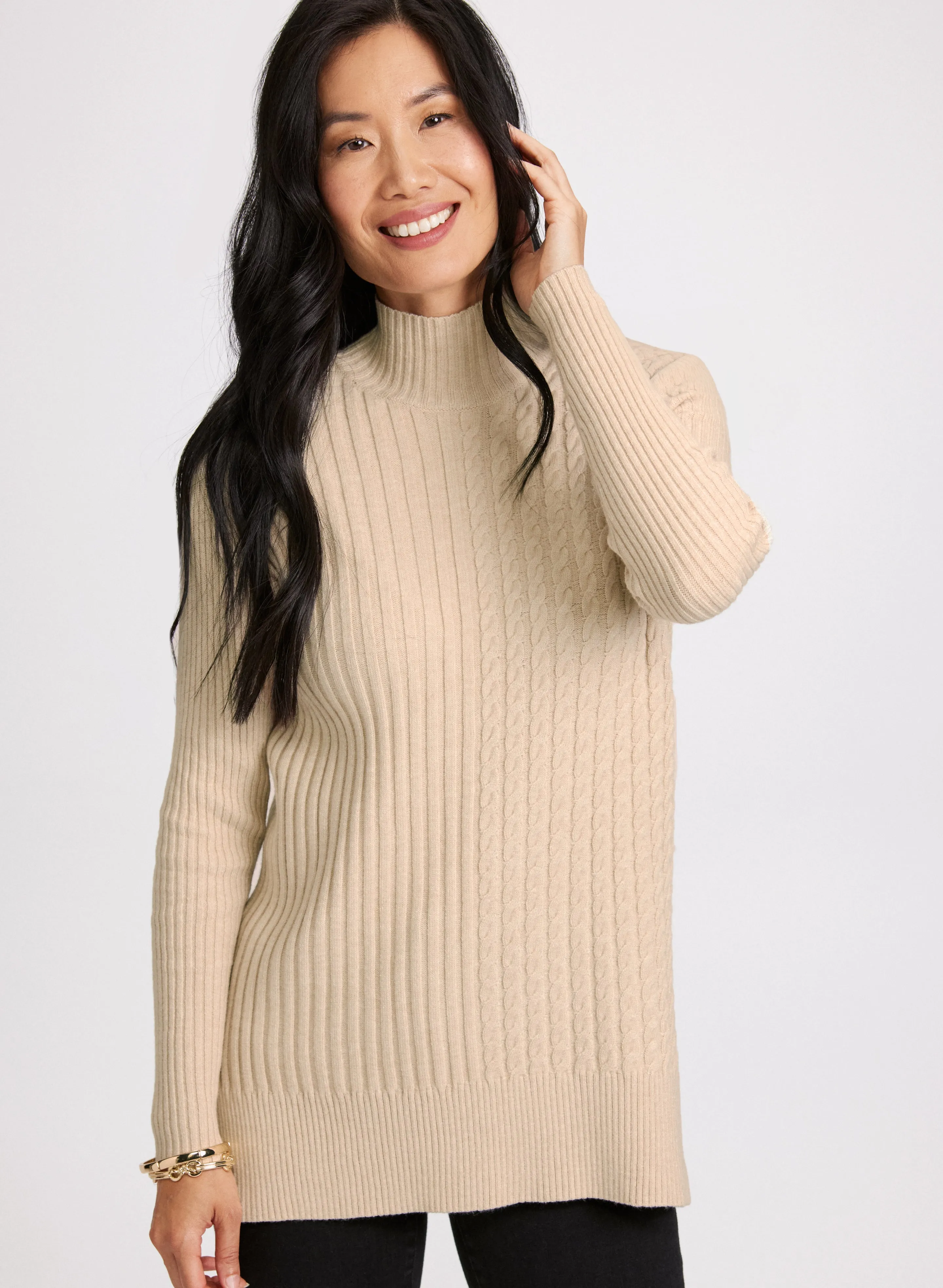 Cable & Rib Knit Sweater sold by Laura product image thumbnail 2