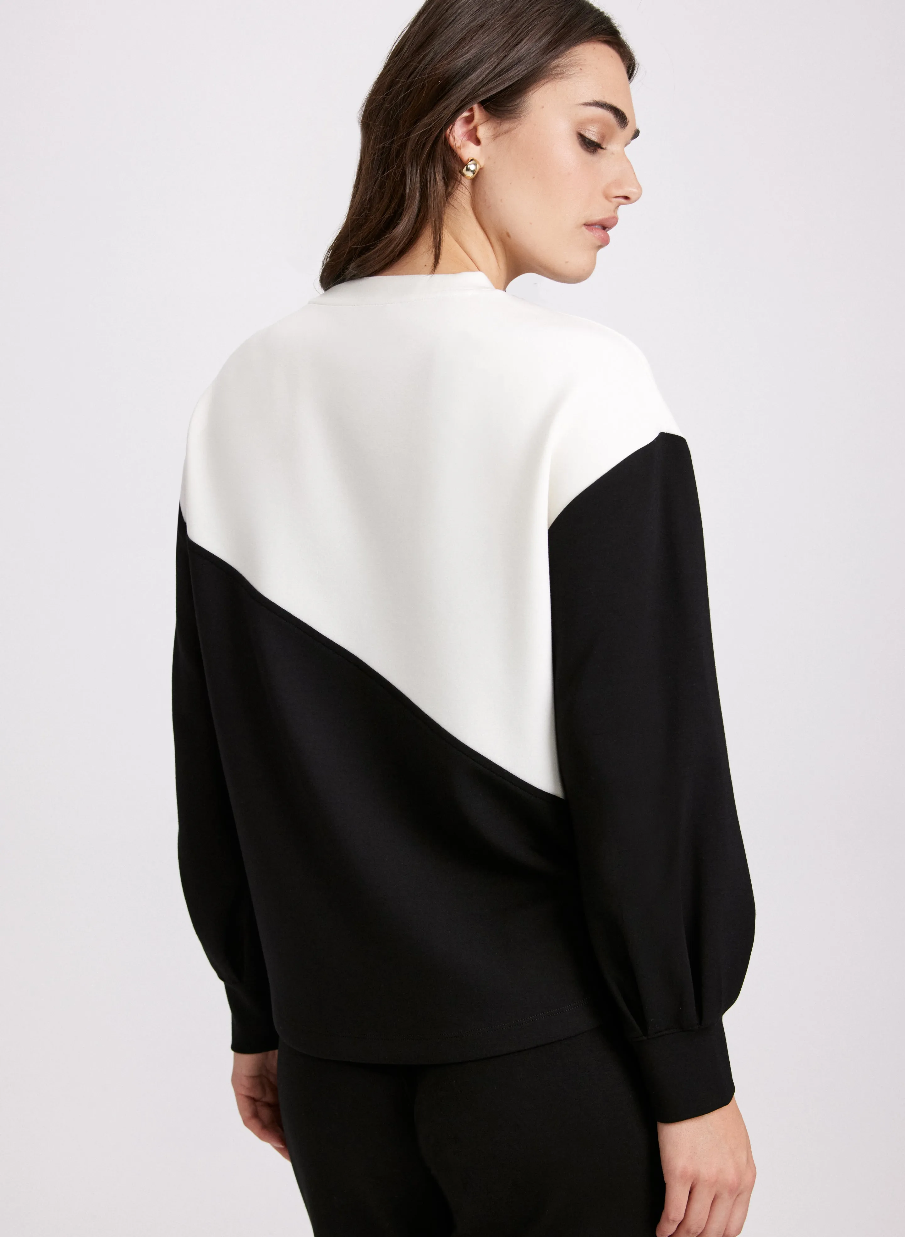 Colour-Block Long Sleeve Top sold by Laura product image thumbnail 4